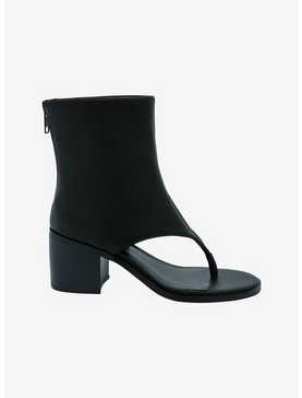 Azalea Wang Black Boot Sandals, , hi-res