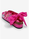 Azalea Wang Pink Mackley Floral Strap Platform Sandals, MULTI, alternate