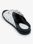 Azalea Wang Bocaraton Silver Hardware Slide Sandals, MULTI, alternate