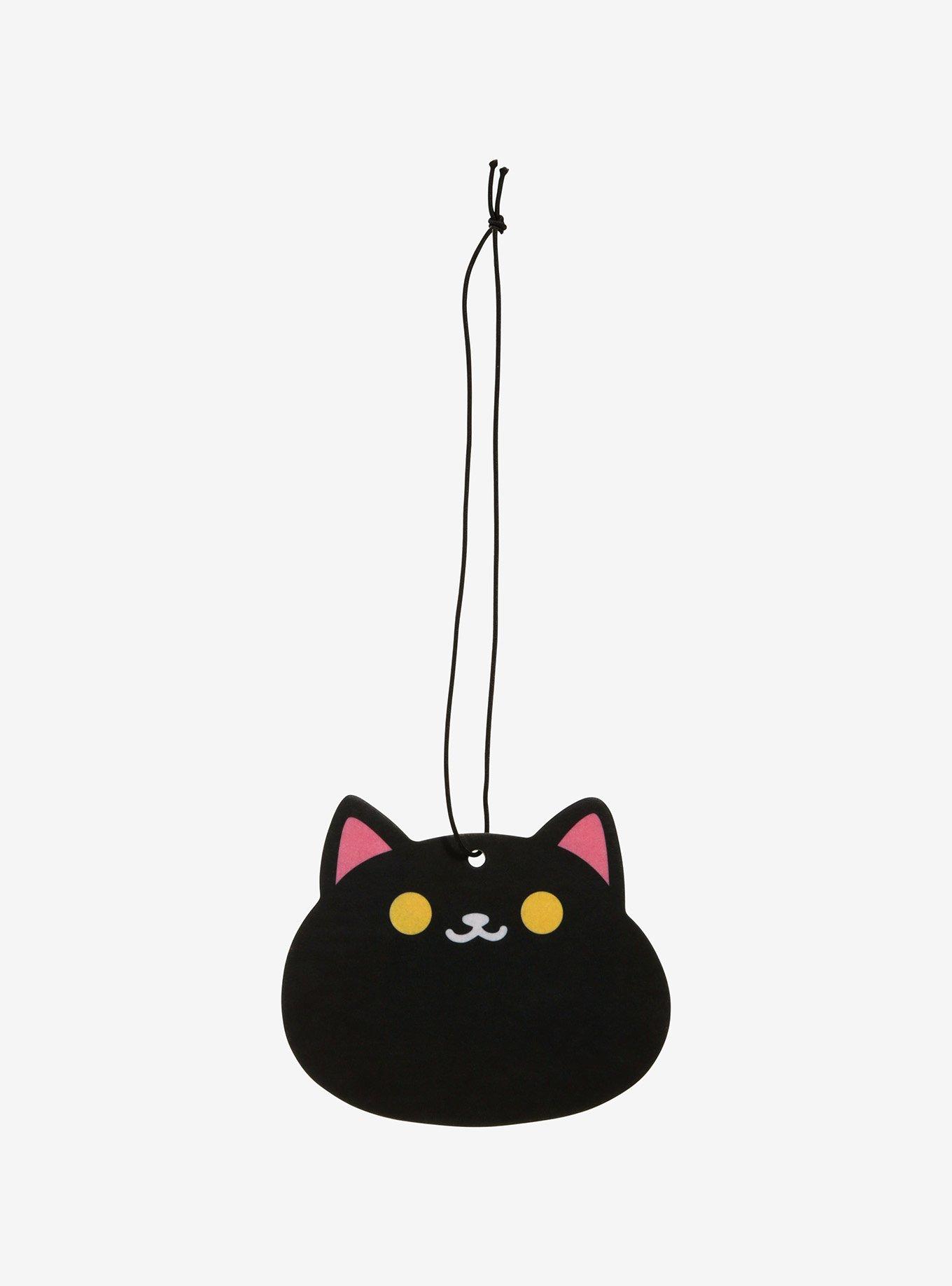 Kawaii Black Cat Air Freshener, , alternate