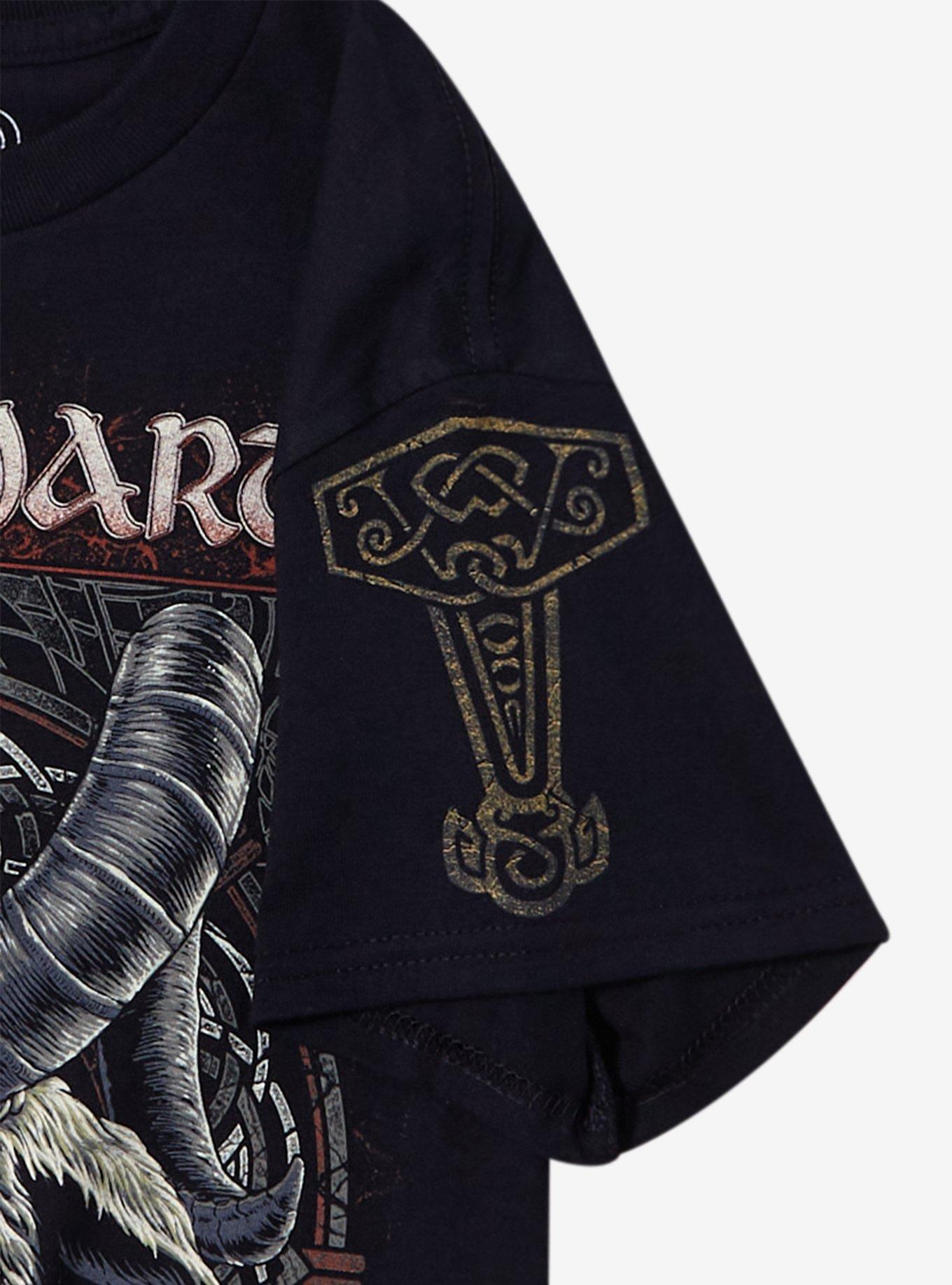 Amon Amarth Heidrun Boyfriend Fit Girls T-Shirt, BLACK, alternate