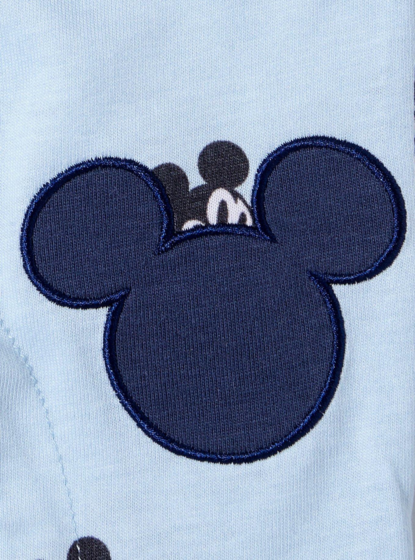 Disney Mickey Mouse Silhouette Patches Infant One-Piece, MULTI, alternate