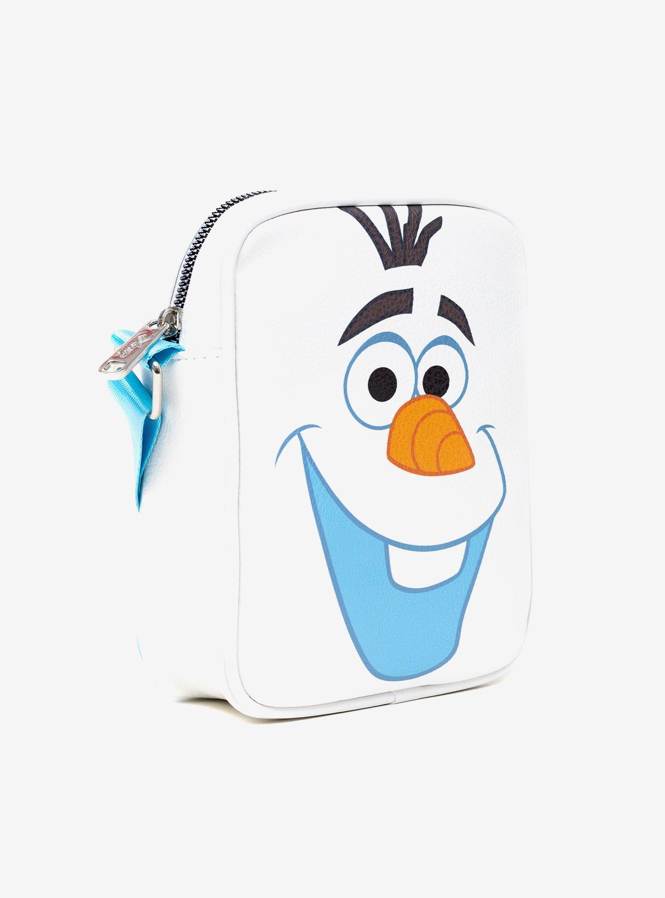Disney Frozen Olaf Smiling Face Character Close Up Crossbody Bag, , alternate
