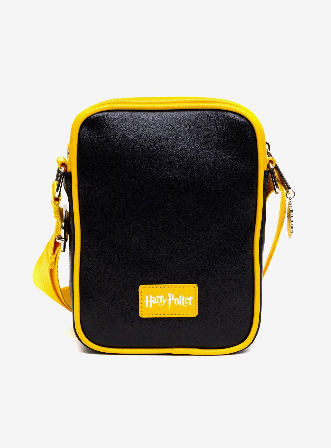 Harry Potter Hogwarts Hufflepuff Uniform Embroidered Crossbody Bag, , alternate