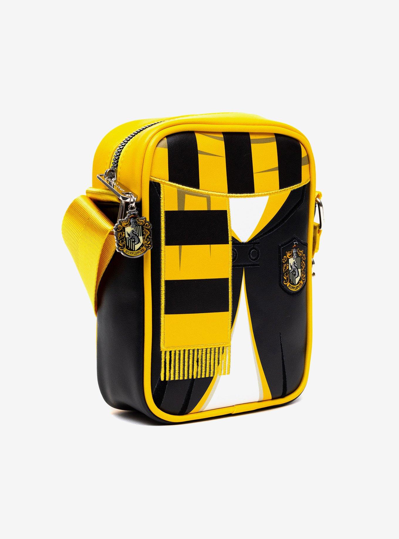 Harry Potter Hogwarts Hufflepuff Uniform Embroidered Crossbody Bag, , alternate