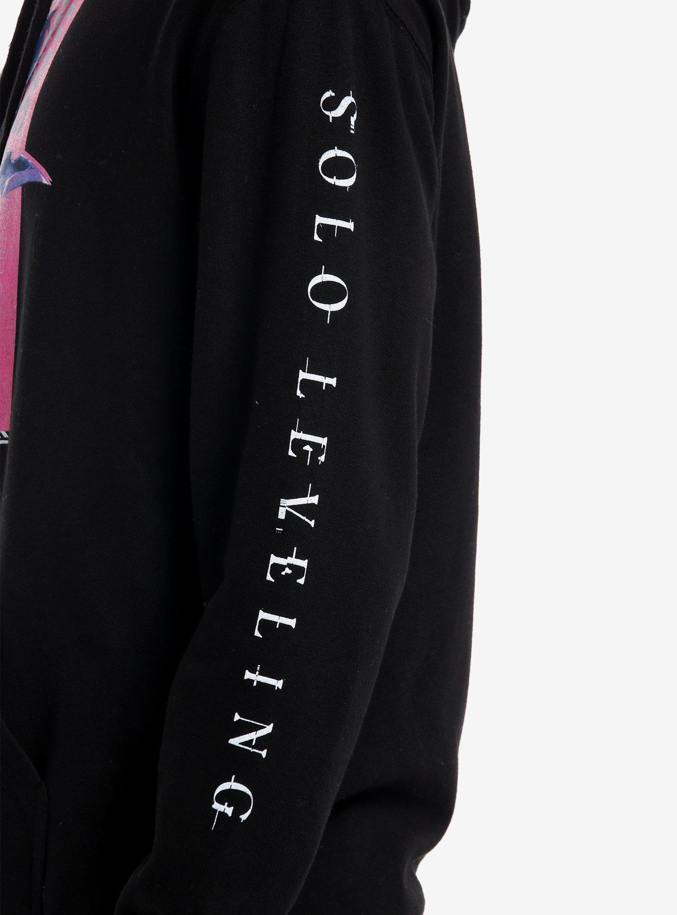 Solo Leveling Sung Jinwoo Hoodie, BLACK, alternate