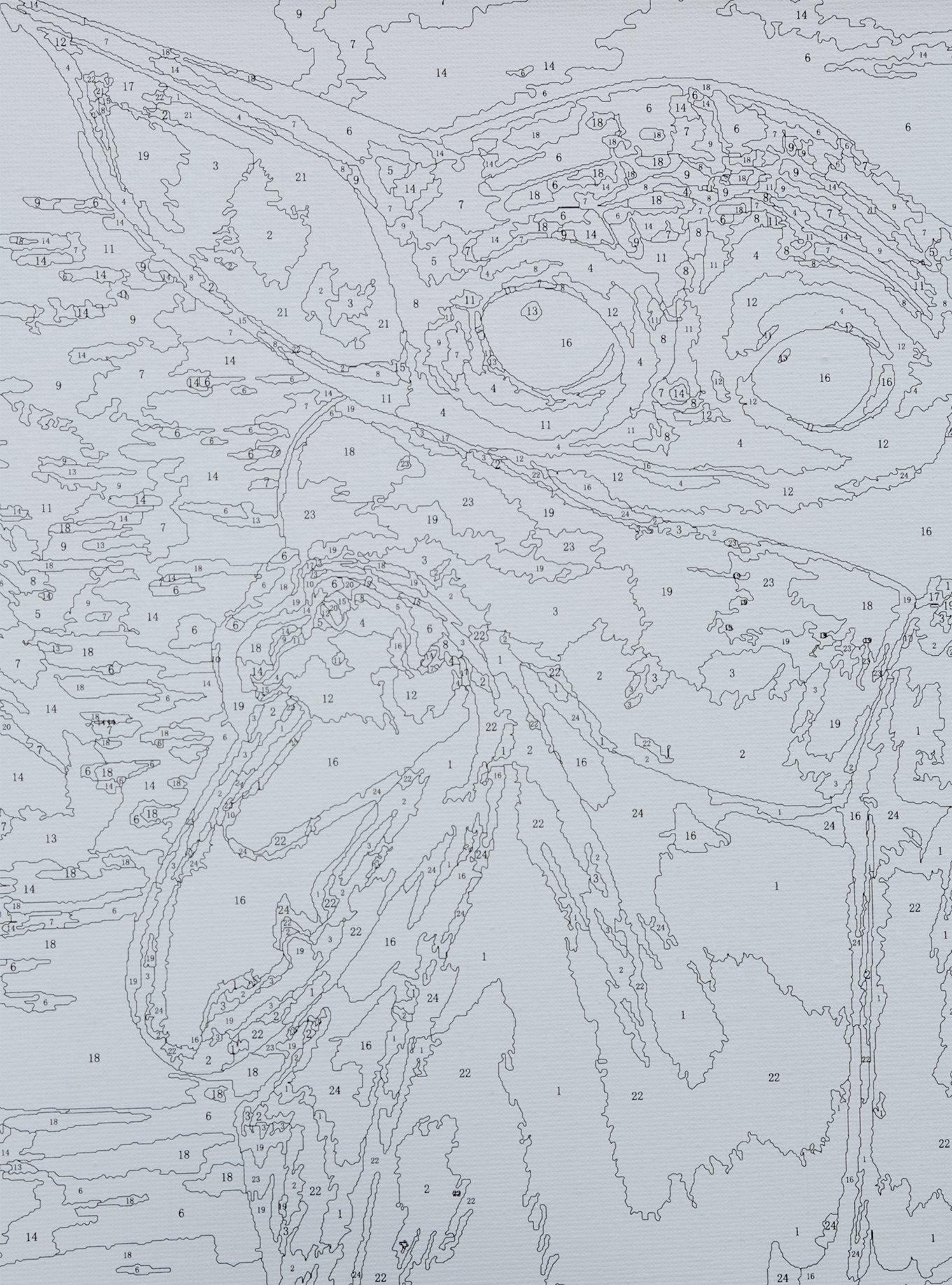 Star Wars The Mandalorian Grogu Art By Numbers Paint Kit, , alternate