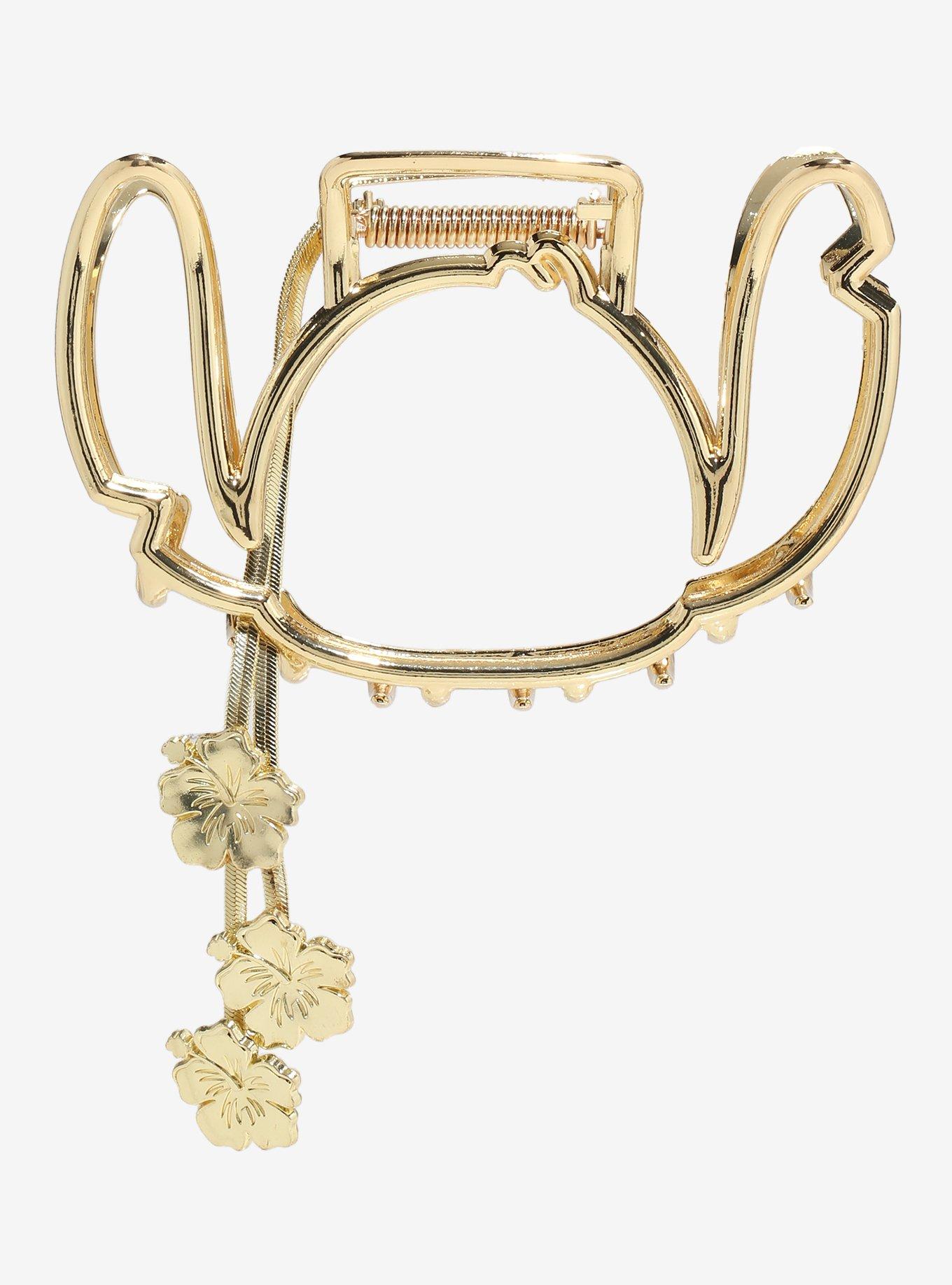 Disney Lilo & Stitch Silhouette Stitch Claw Clip - BoxLunch Exclusive, , alternate