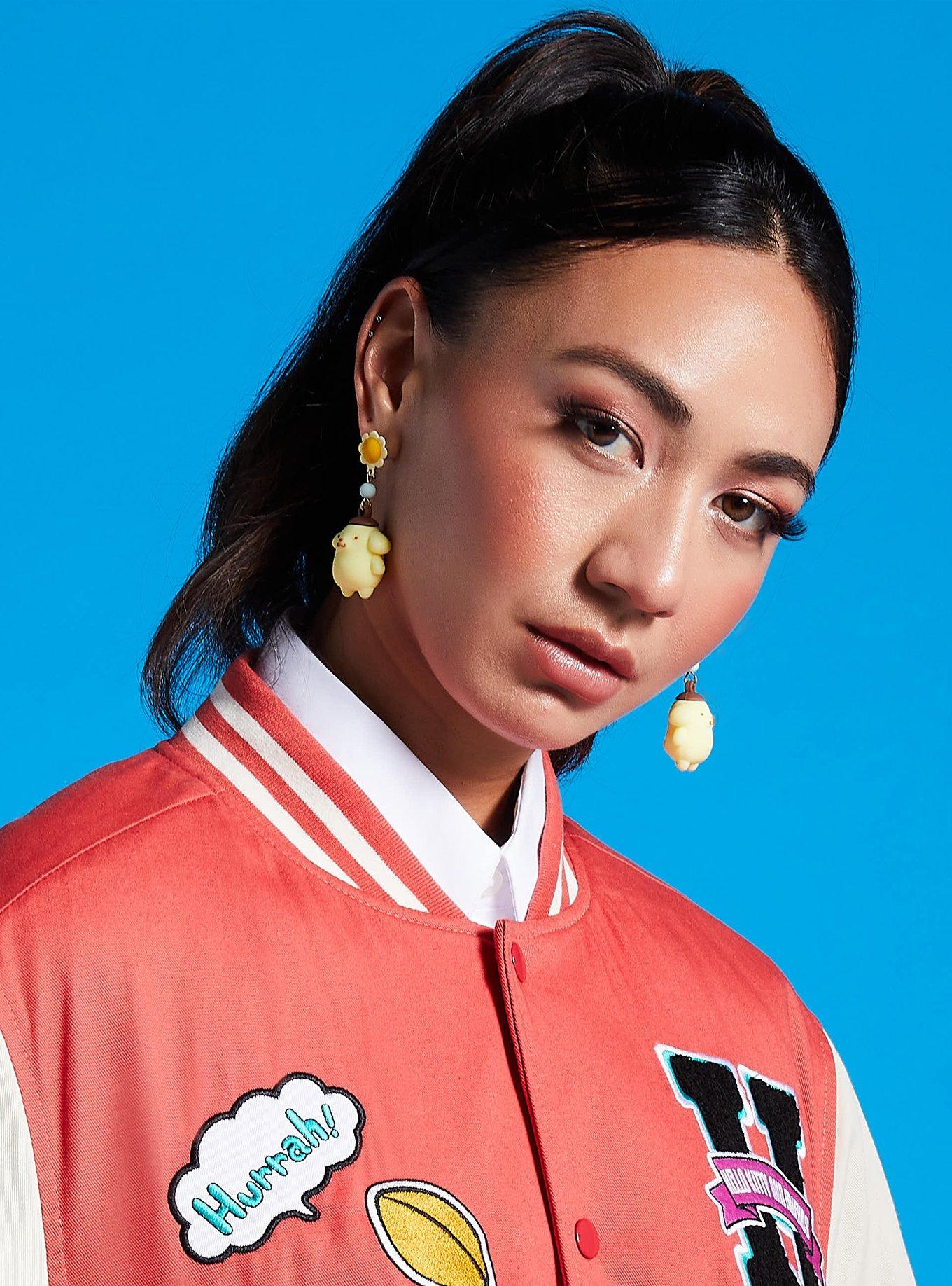 Sanrio Pompompurin Sunshine Figural Earrings &mdash; BoxLunch Exclusive, , alternate