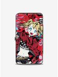 DC Comics Harley Quinn Pudding Anime Poses and Icons Hinged Wallet, , alternate