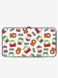 South Park Boys and Text 8 Bit Hinged Wallet, , alternate