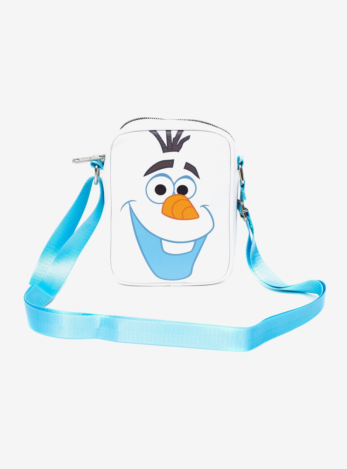 Disney Frozen Olaf Smiling Face Character Close Up Crossbody Bag