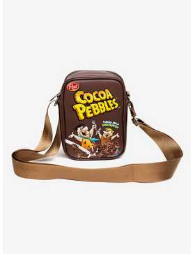 The Flintstones Cocoa Pebbles Fred Barney Cereal Box Replica Crossbody Bag, , hi-res