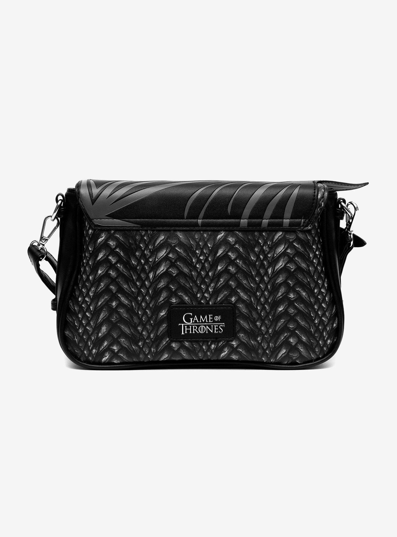 Game of Thrones The Dragon Awakens Dragon Wing Fold Over Crossbody Bag, , alternate