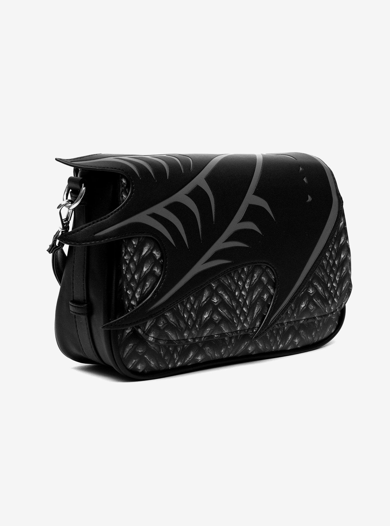 Game of Thrones The Dragon Awakens Dragon Wing Fold Over Crossbody Bag, , alternate