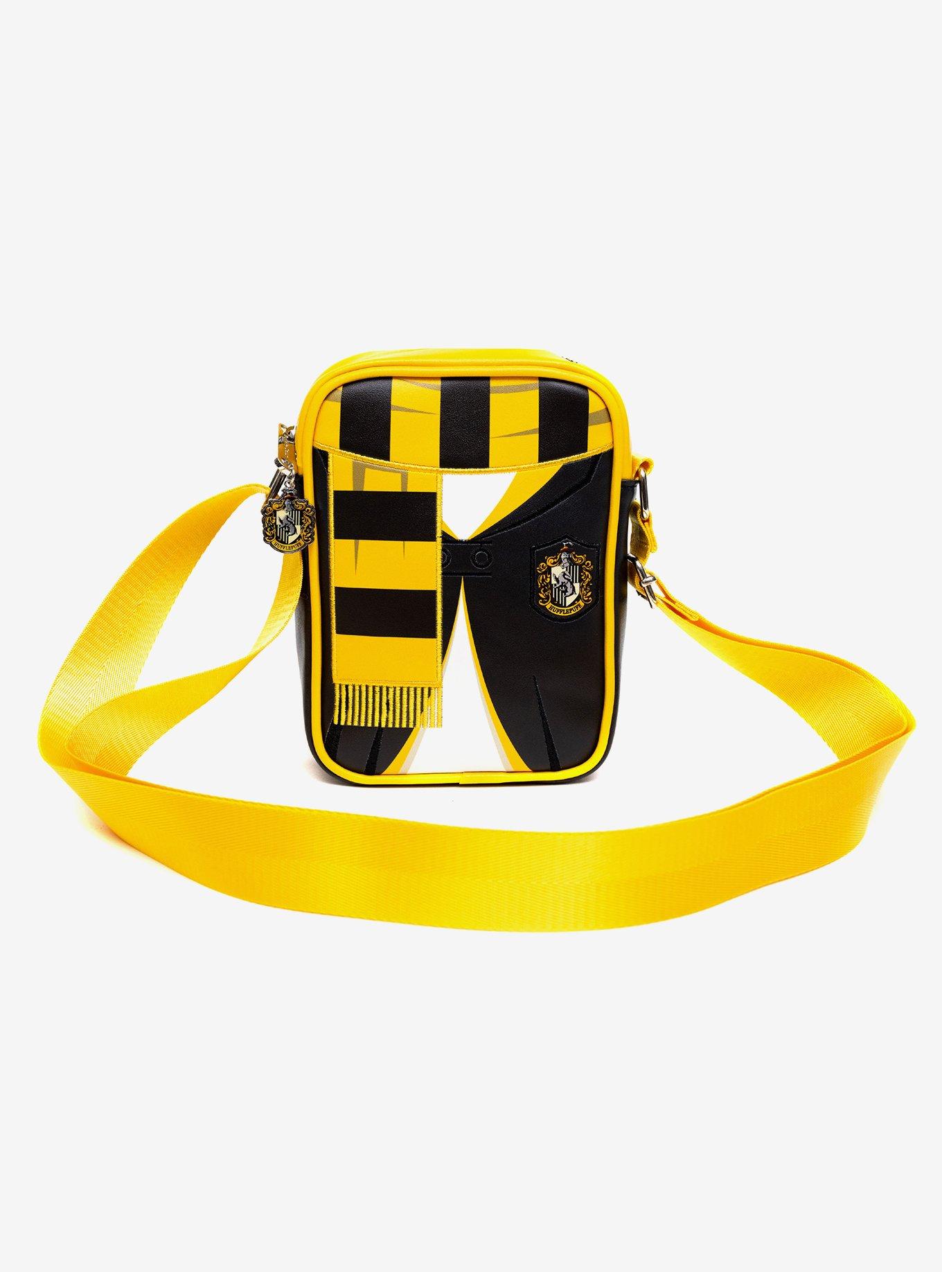 Harry Potter Hogwarts Hufflepuff Uniform Embroidered Crossbody Bag, , alternate