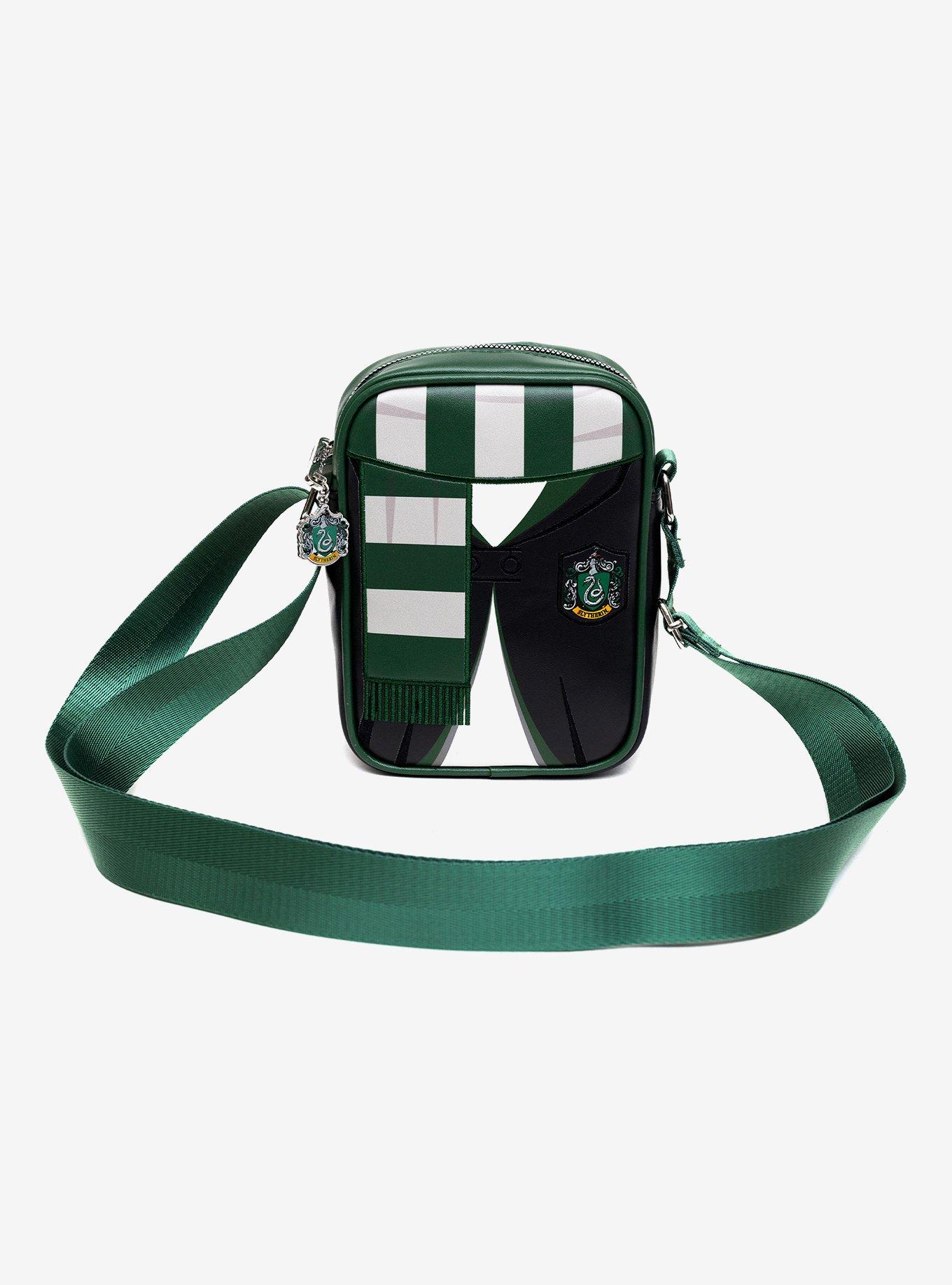 Harry Potter Hogwarts Slytherin Uniform Embroidered Crossbody Bag, , alternate