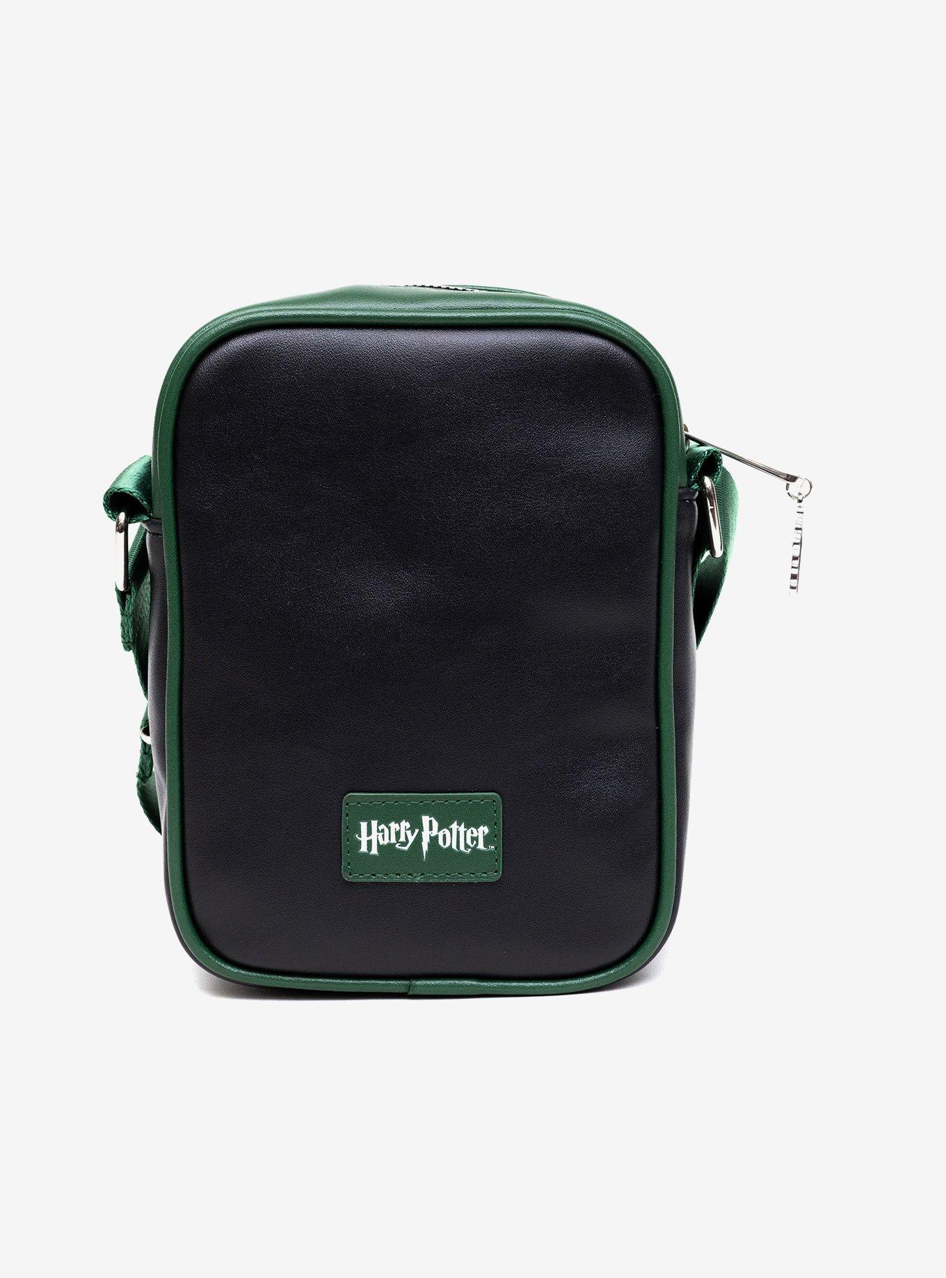 Harry Potter Hogwarts Slytherin Uniform Embroidered Crossbody Bag, , alternate