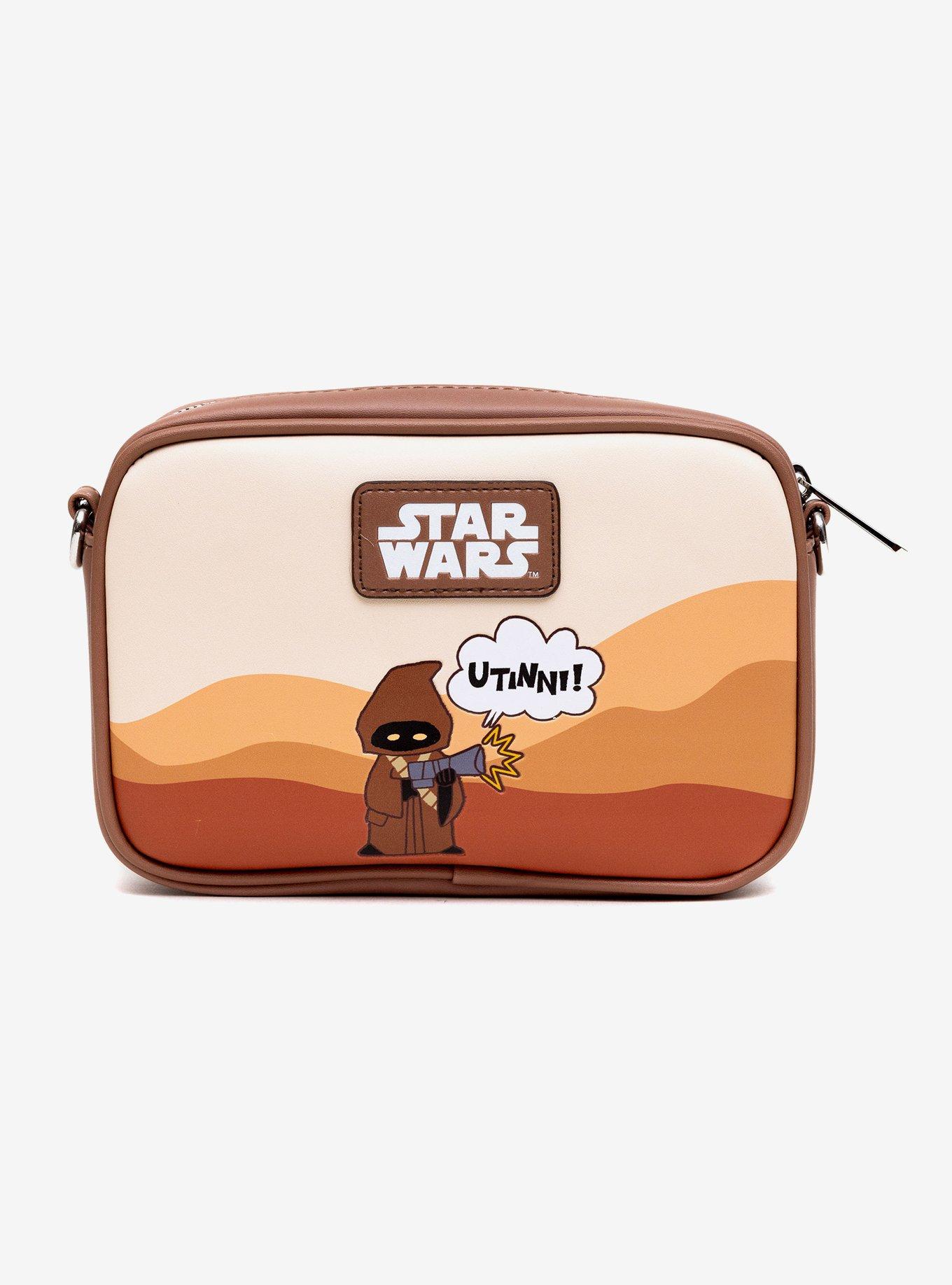 Star Wars Jawa Sandcrawler and Jawa Pose Crossbody Bag