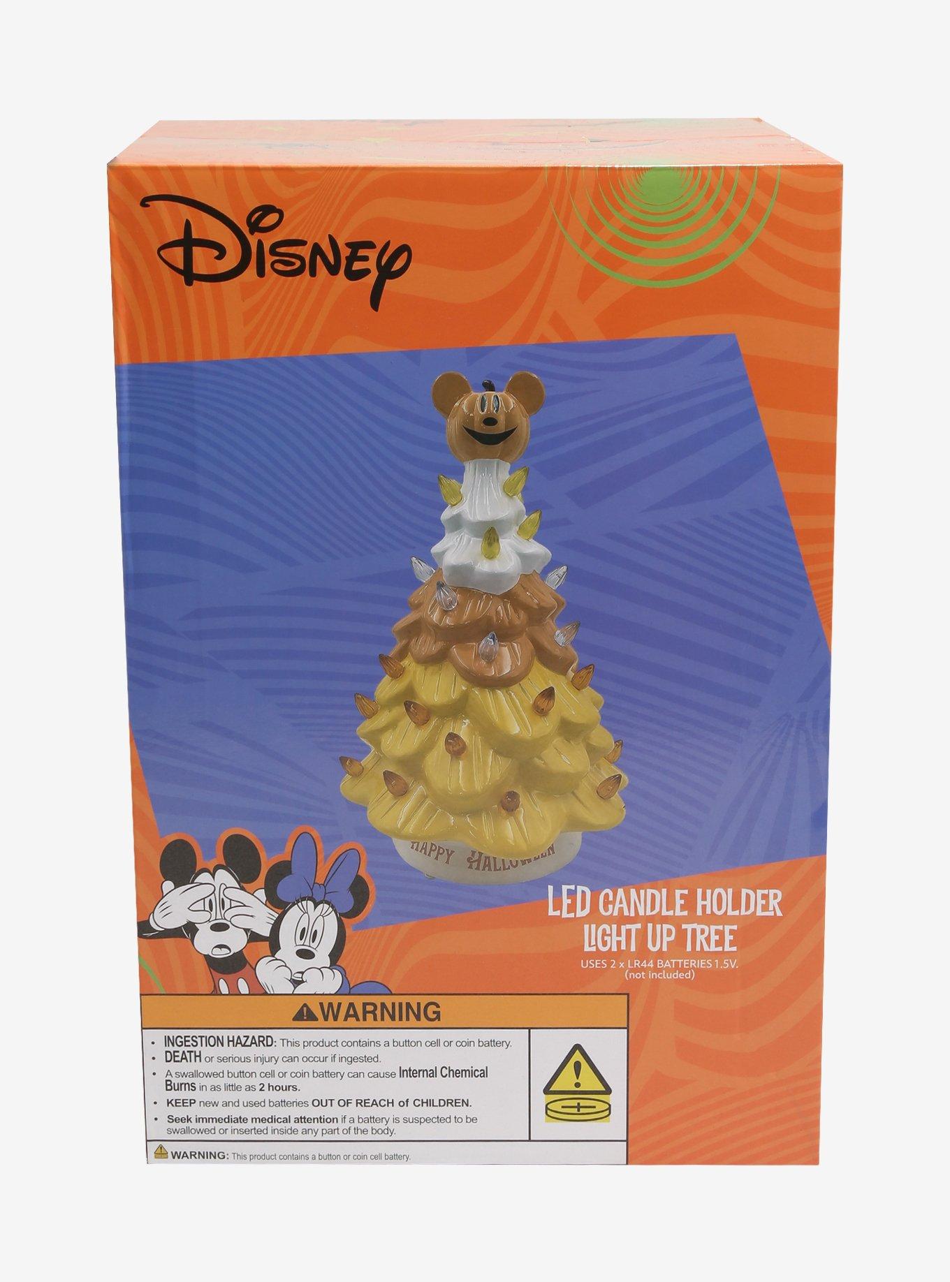 Disney Mickey Mouse Halloween Light-Up Ceramic Tree, , alternate