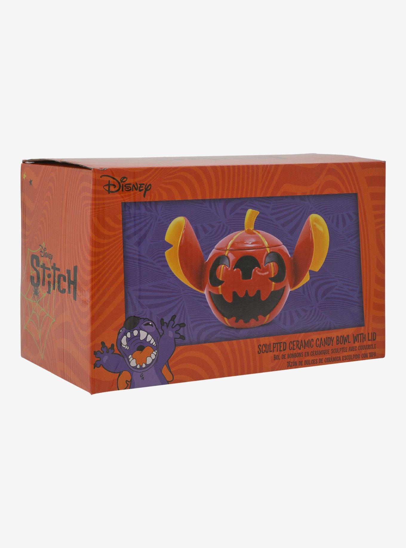 Disney Stitch Pumpkin Candy Dish, , alternate