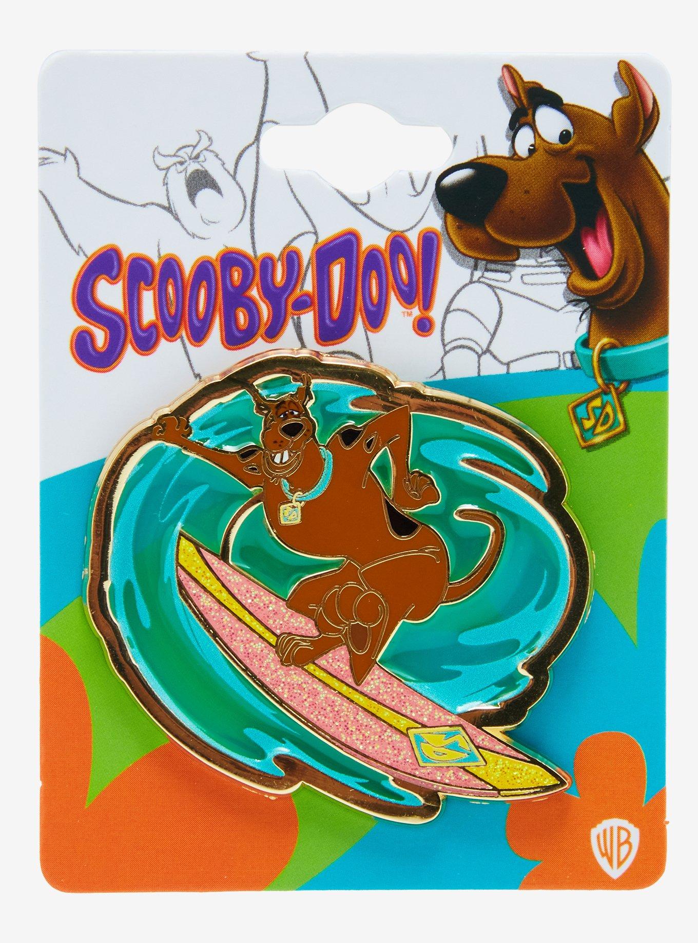 Scooby-Doo! Scooby Surfing Stained Glass Enamel Pin — BoxLunch Exclusive