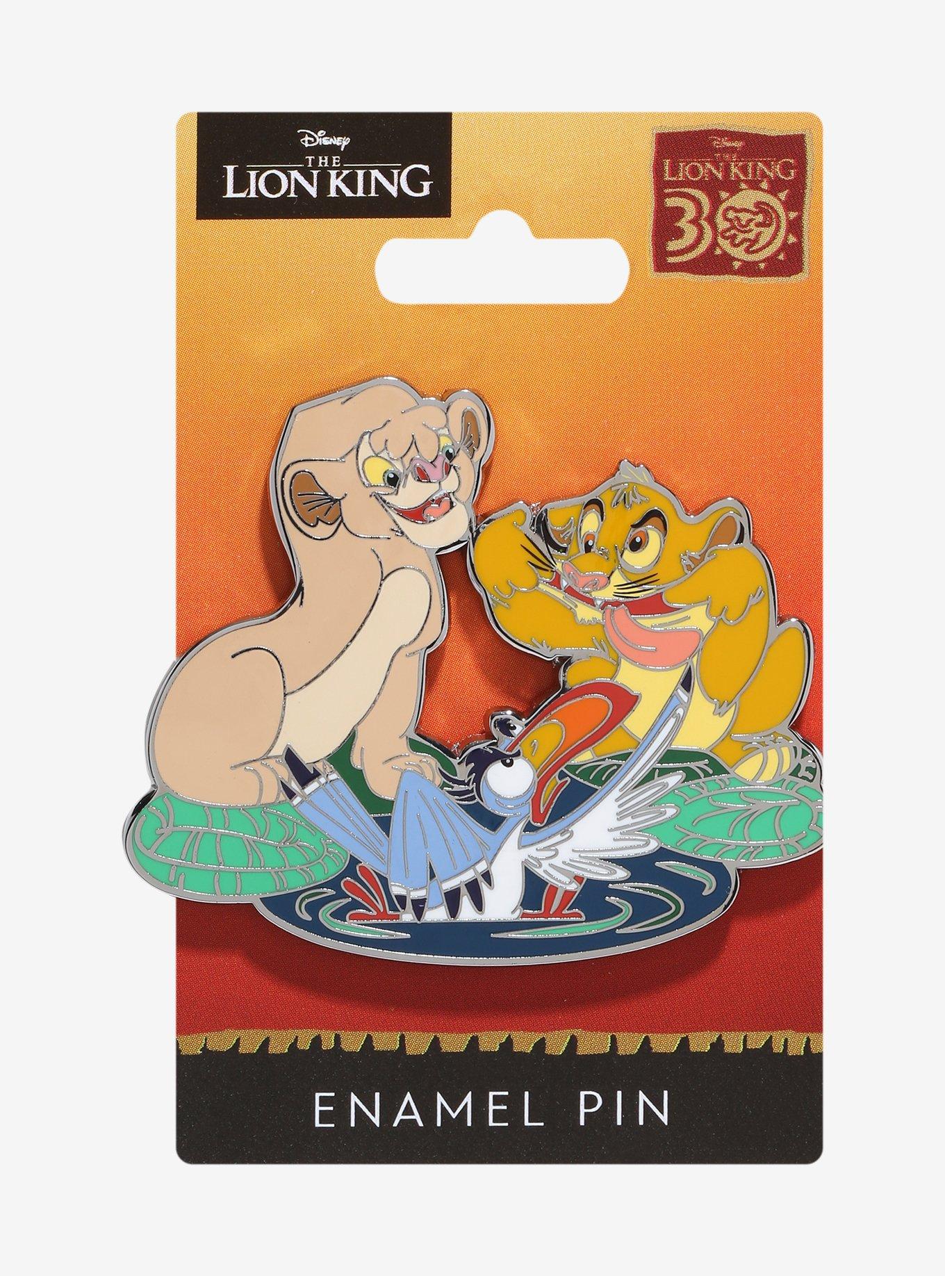 Disney The Lion King Young Simba, Nala, and Zazu Enamel Pin - BoxLunch Exclusive, , alternate