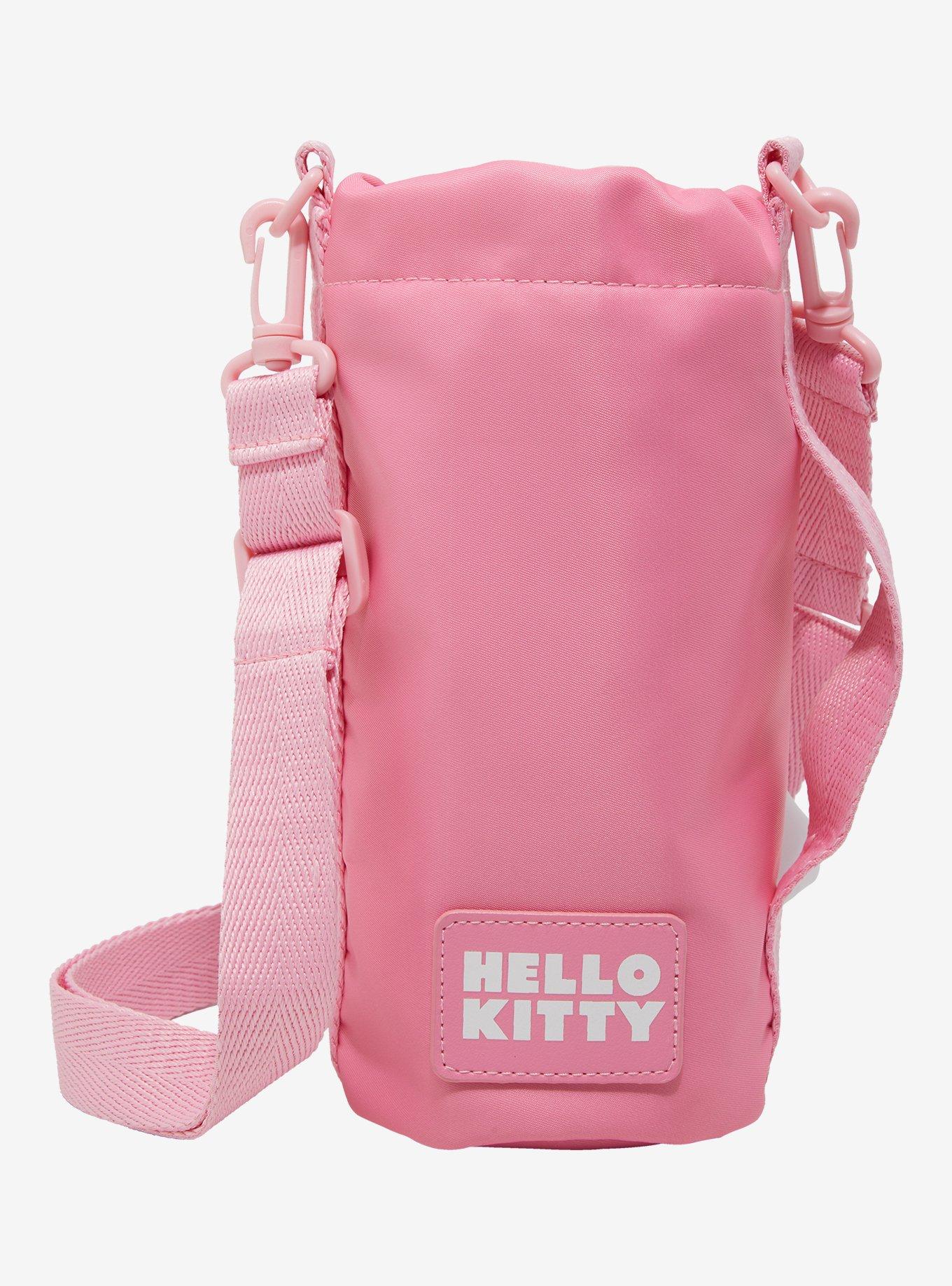 Hello Kitty Winking Face Water Bottle Sling