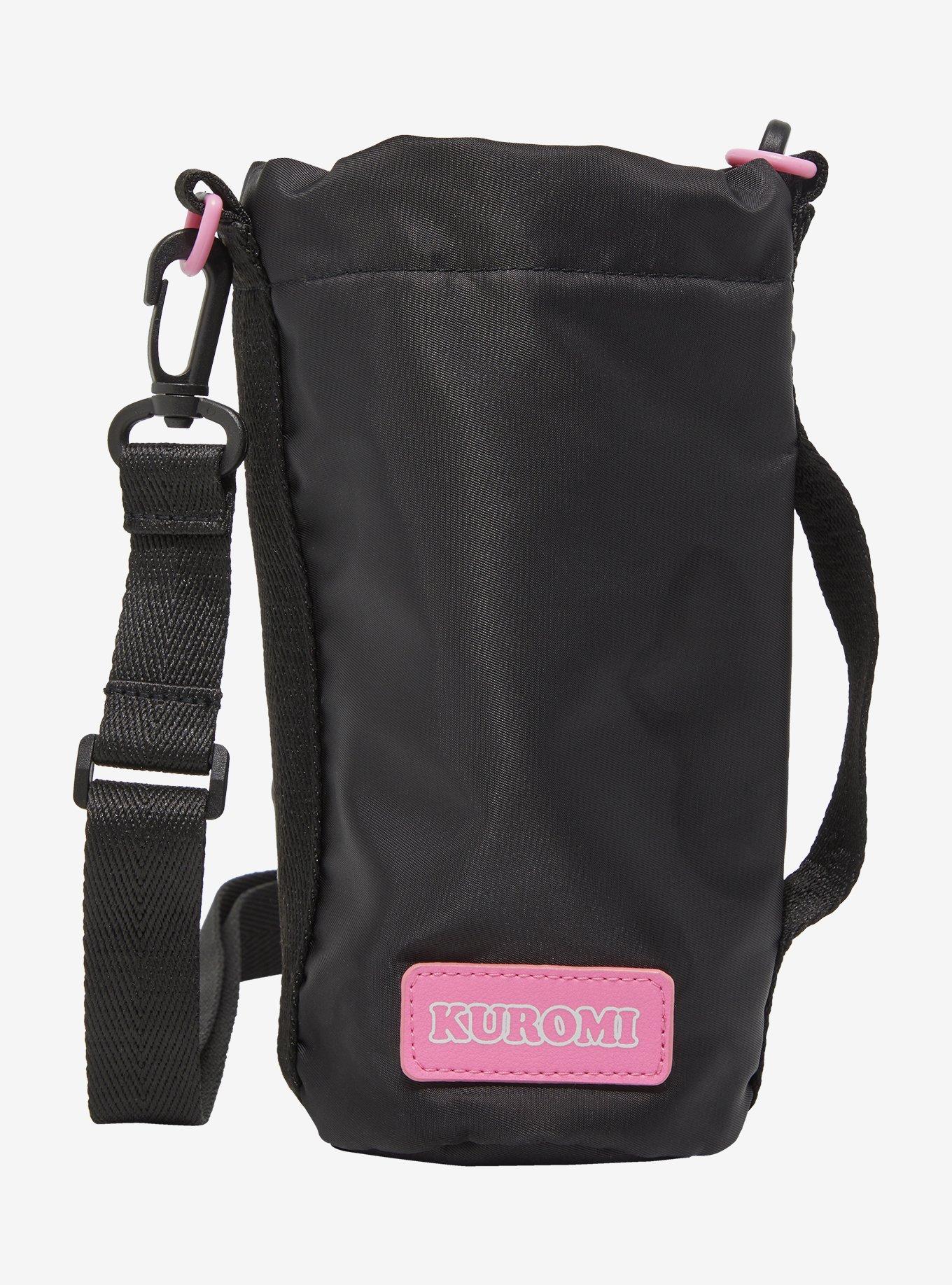 Kuromi Face Water Bottle Sling, , alternate