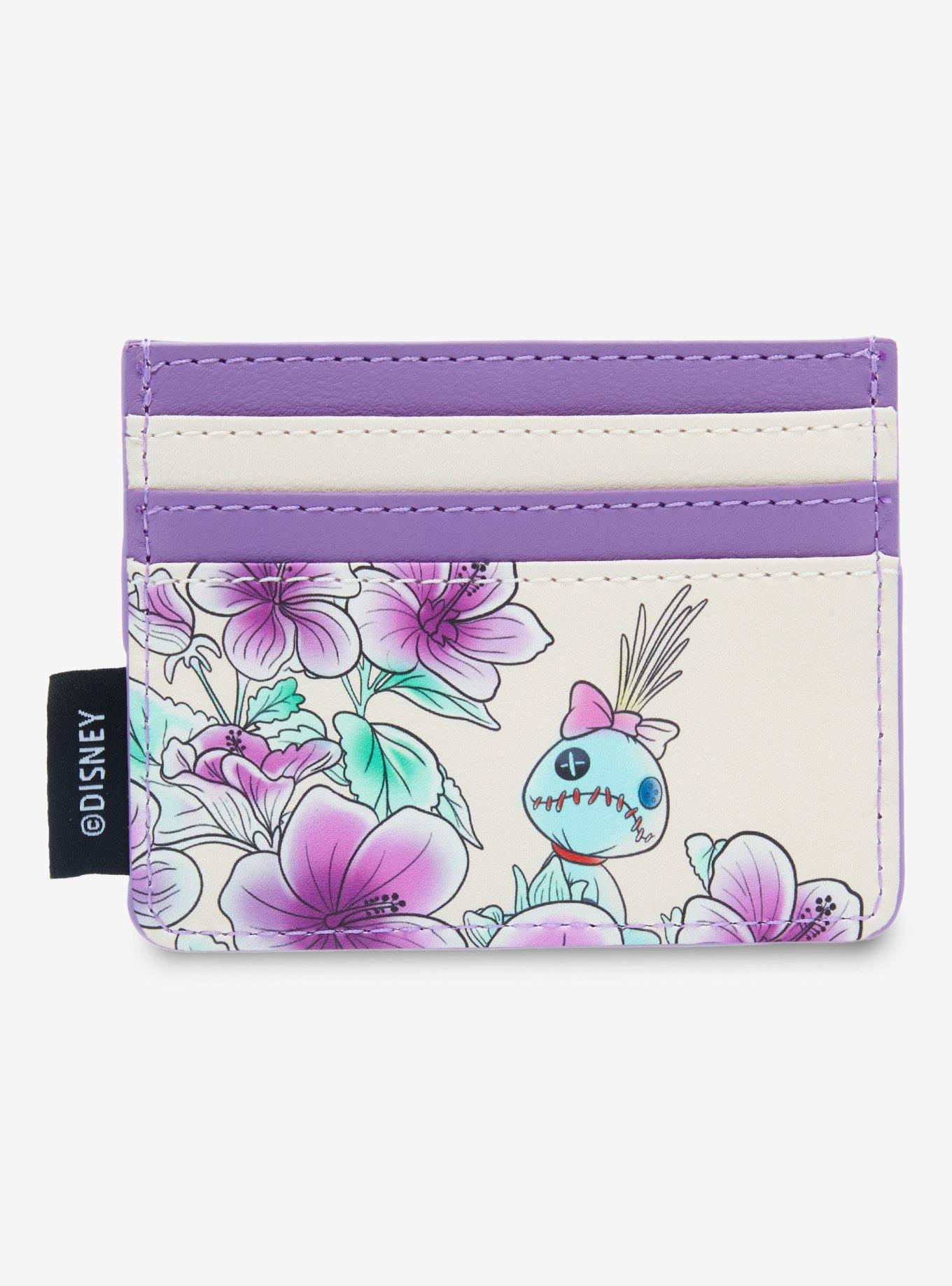 Loungefly Disney Lilo & Stitch Hibiscus Flowers Cardholder, , alternate