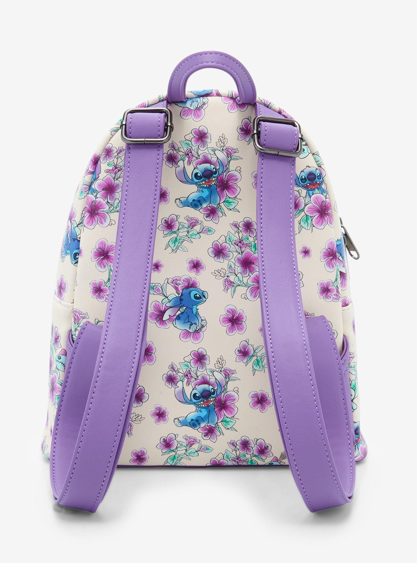 Loungefly Disney Lilo & Stitch Hibiscus Flowers Mini Backpack