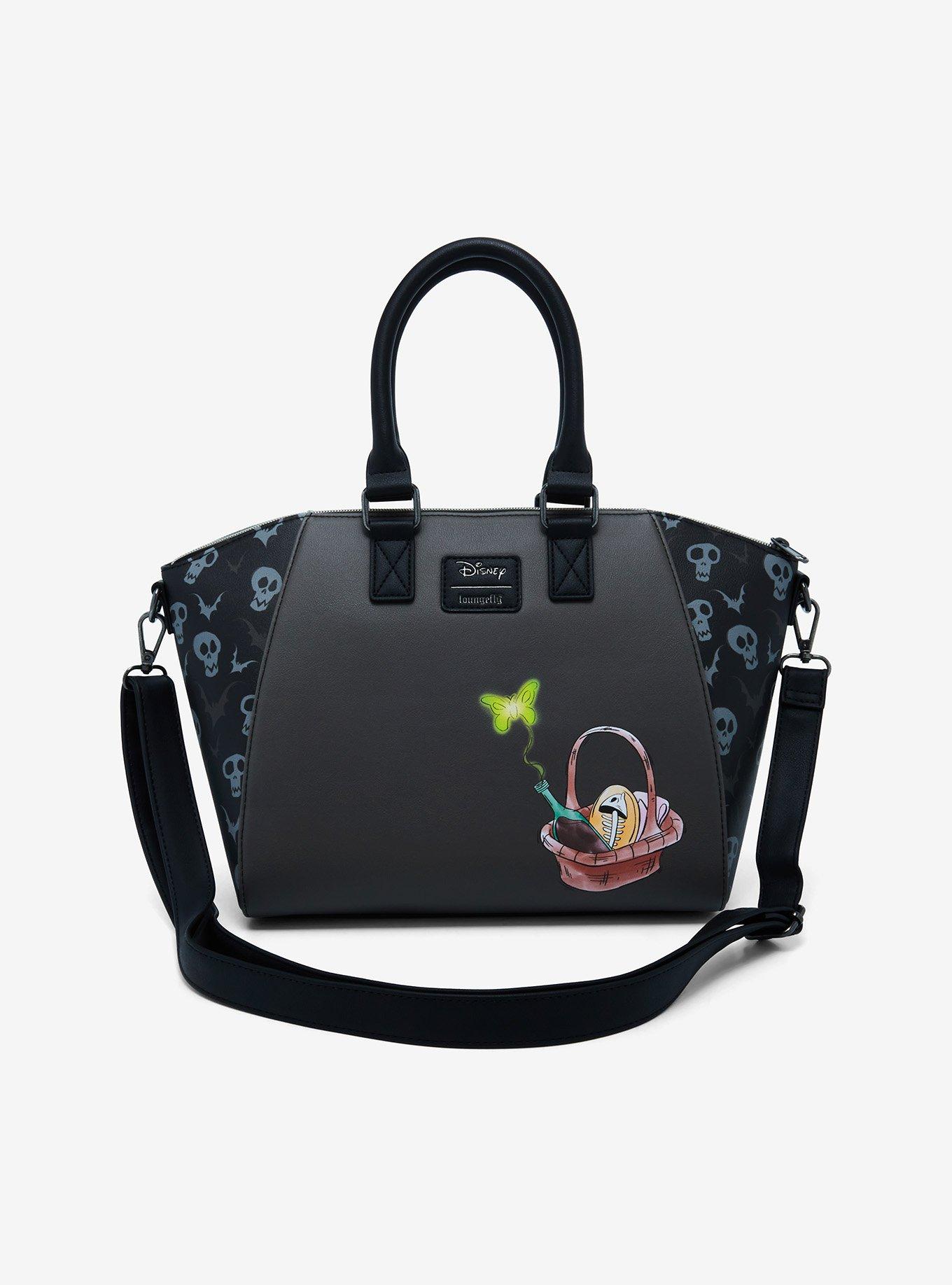 Loungefly The Nightmare Before Christmas Jack & Sally Picnic Satchel Bag Hot Topic Exclusive, , alternate