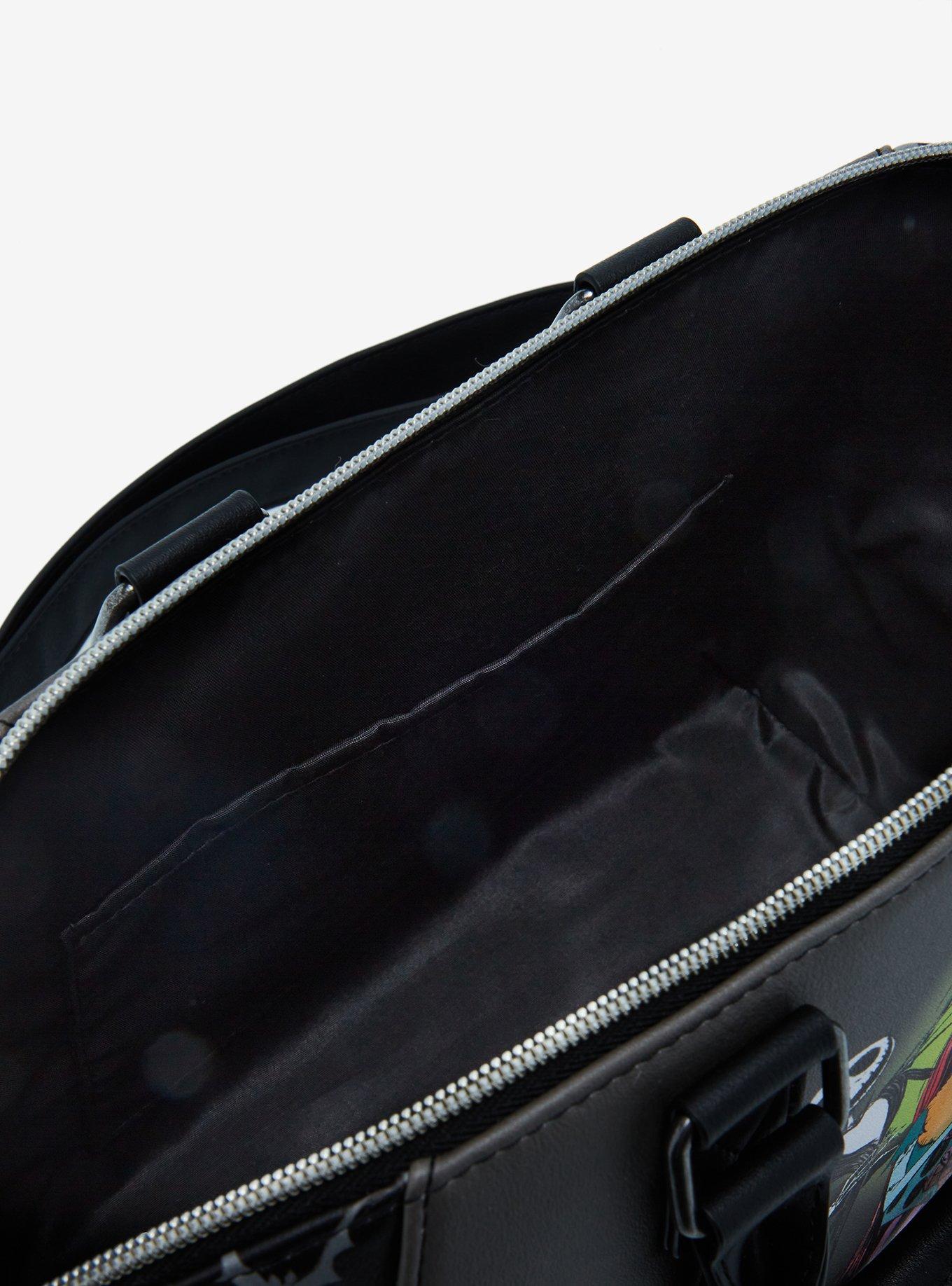 Loungefly The Nightmare Before Christmas Jack & Sally Picnic Satchel Bag Hot Topic Exclusive, , alternate