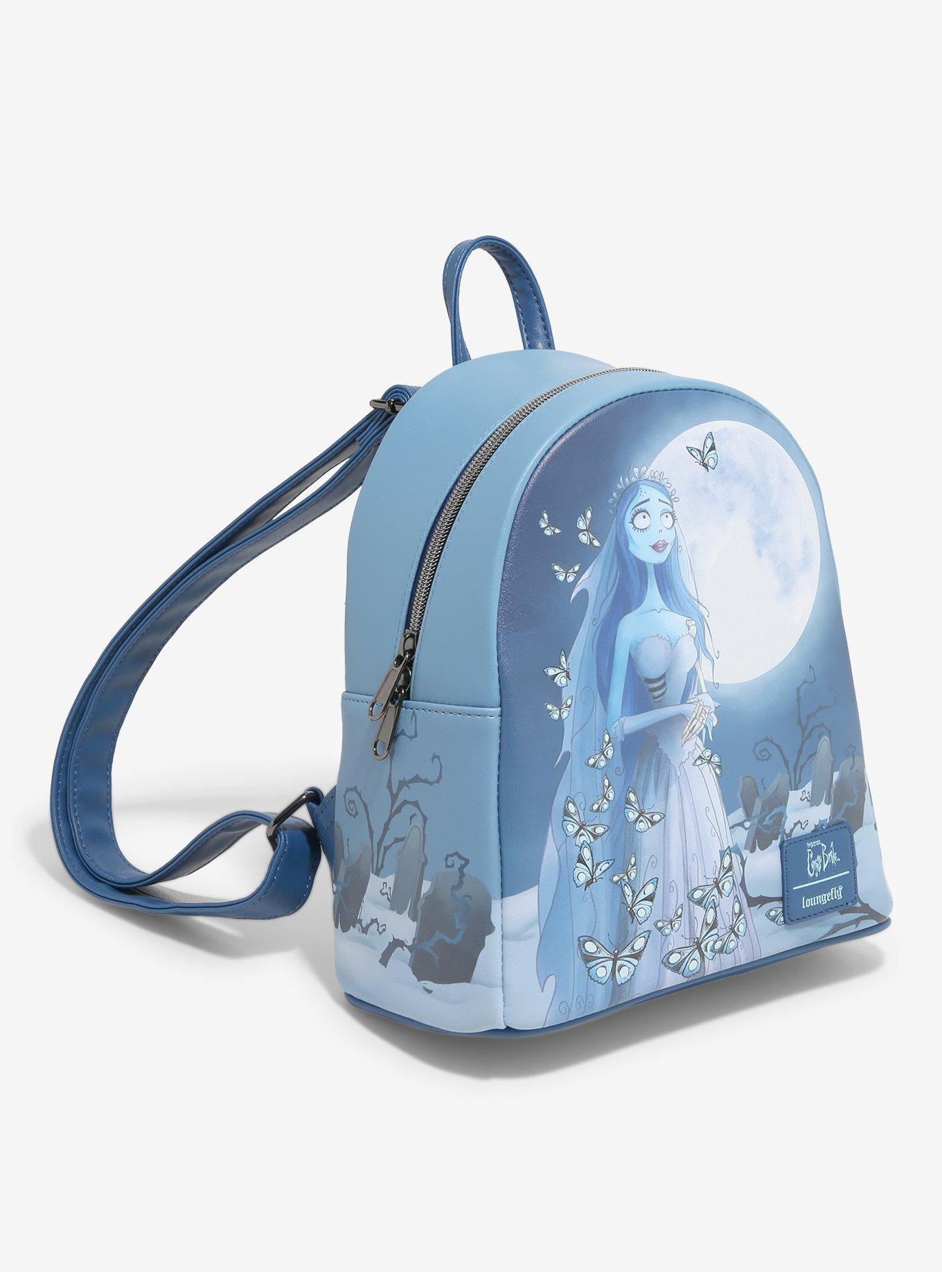 Loungefly Corpse Bride Emily Butterflies Glow-In-The-Dark Mini Backpack