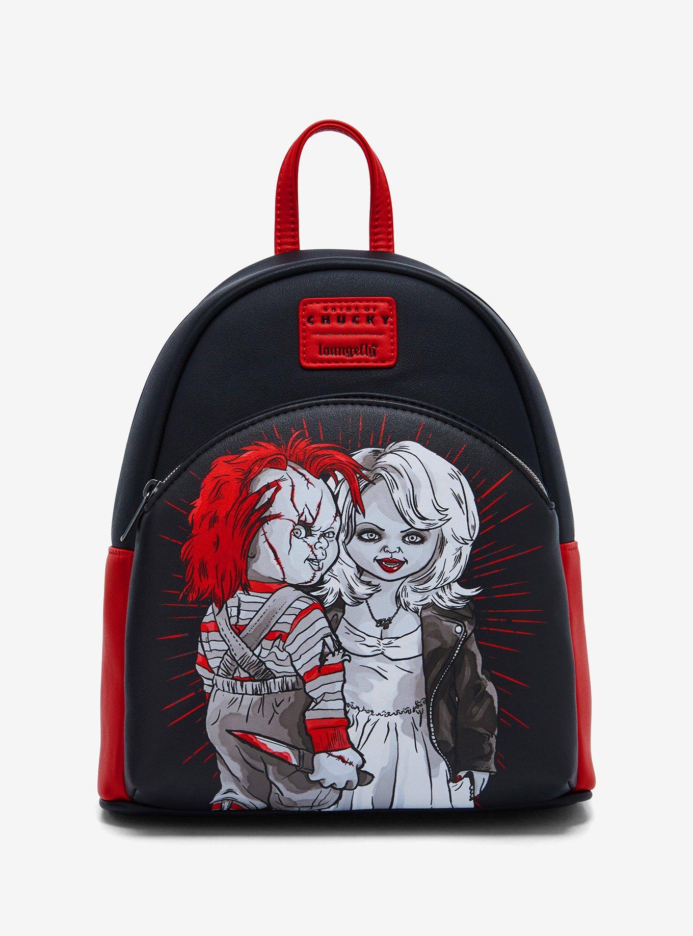 Shop Loungefly Child's Play Chucky & Tiffany Mini Backpack