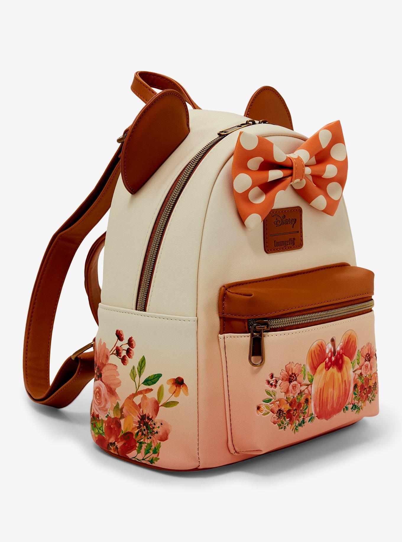 Loungefly Disney Minnie Mouse Pumpkin Ombre Mini Backpack