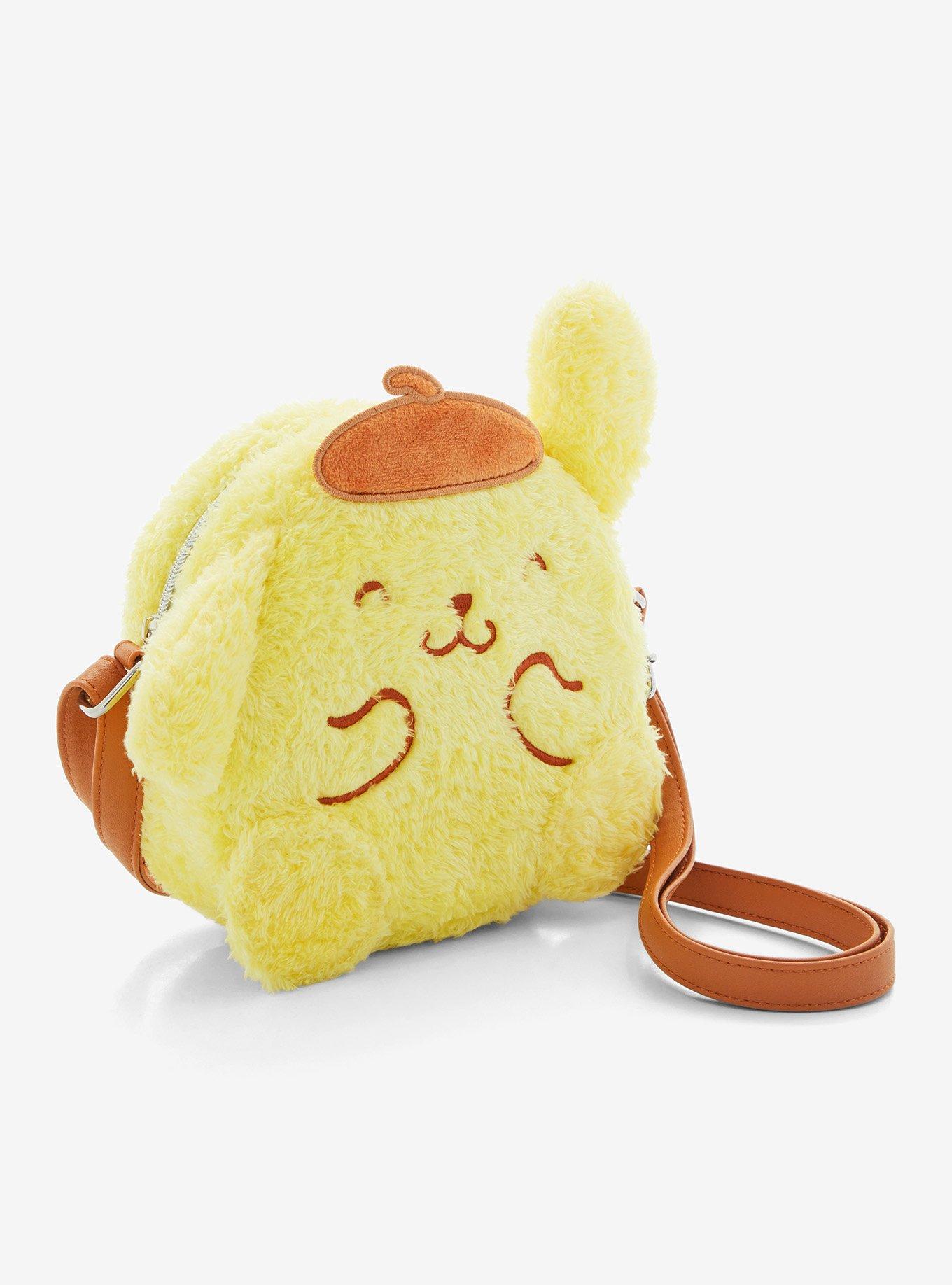 Loungefly Pompompurin Fuzzy Crossbody Bag