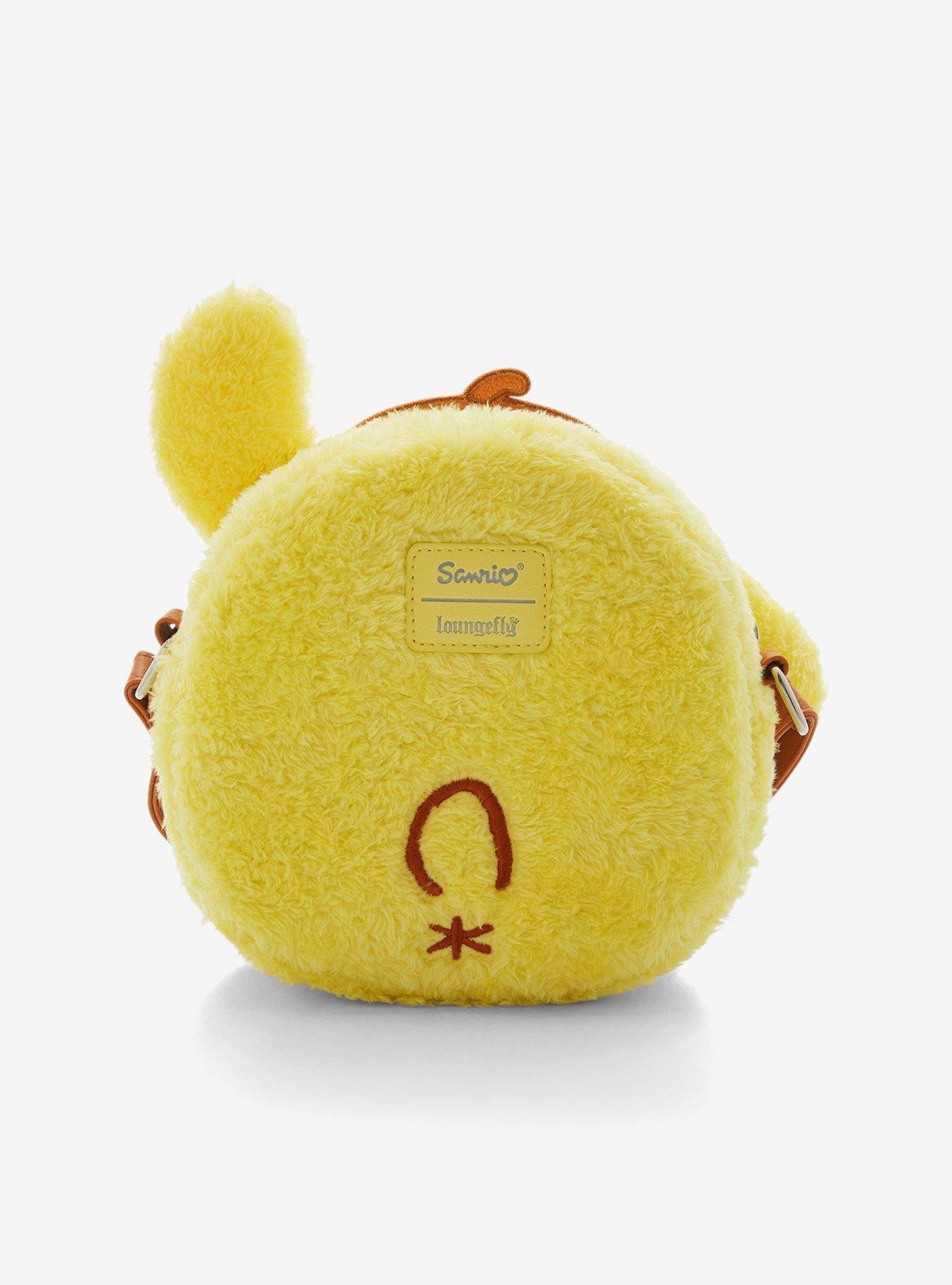 Loungefly Pompompurin Fuzzy Crossbody Bag