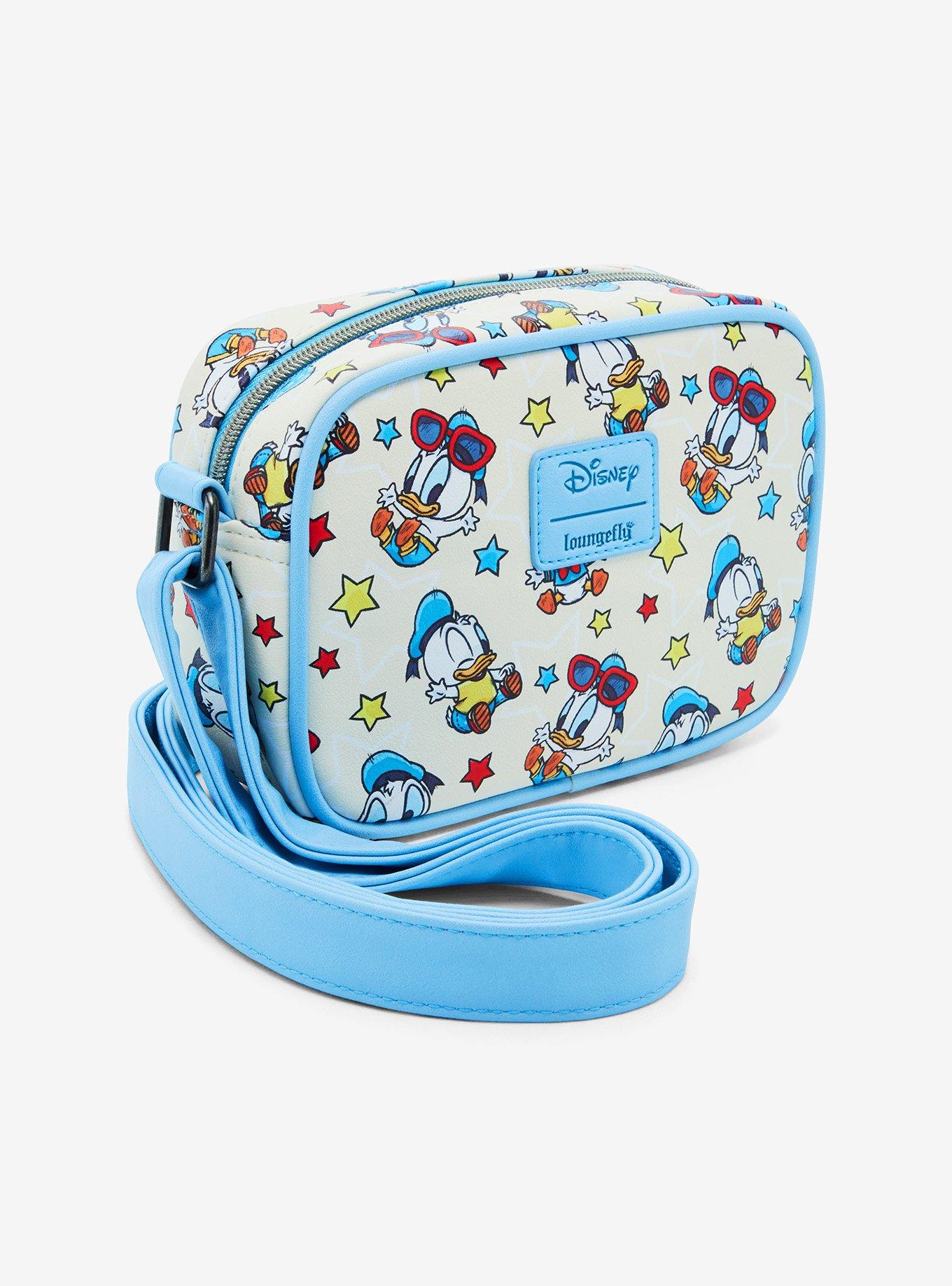 Loungefly Disney Baby Donald Duck Stars Camera Crossbody Bag, , alternate