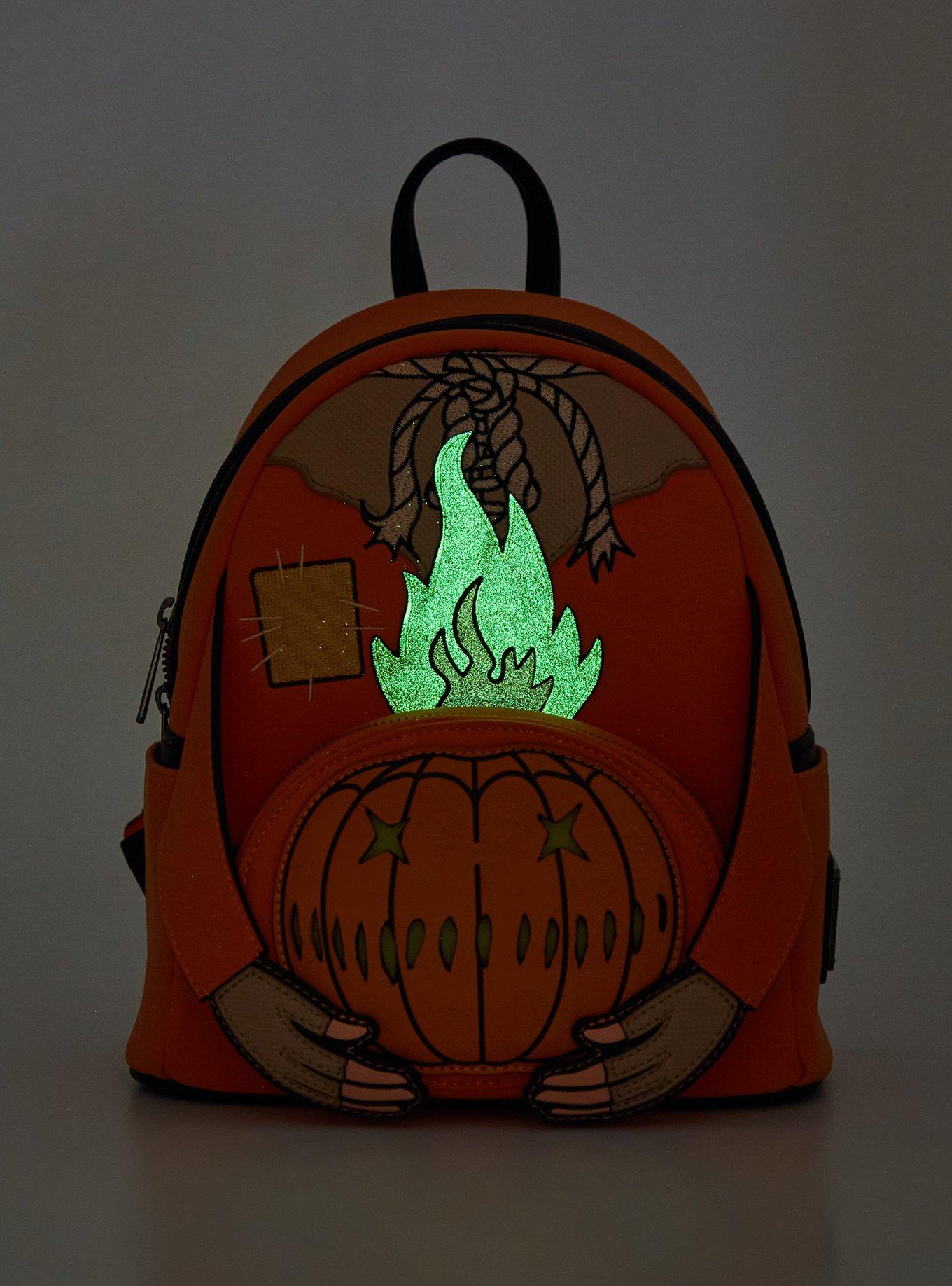 Loungefly Trick 'R Treat Pumpkin Light-Up Mini Backpack, , alternate