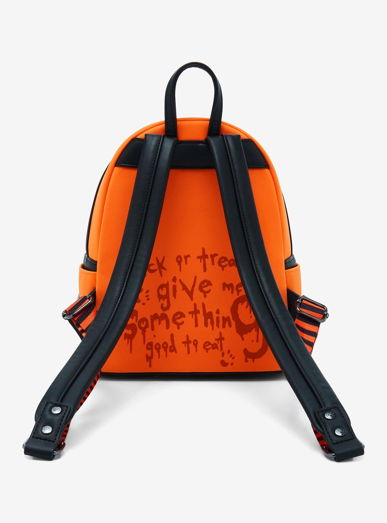 Loungefly Trick 'R Treat Pumpkin Light-Up Mini Backpack, , alternate