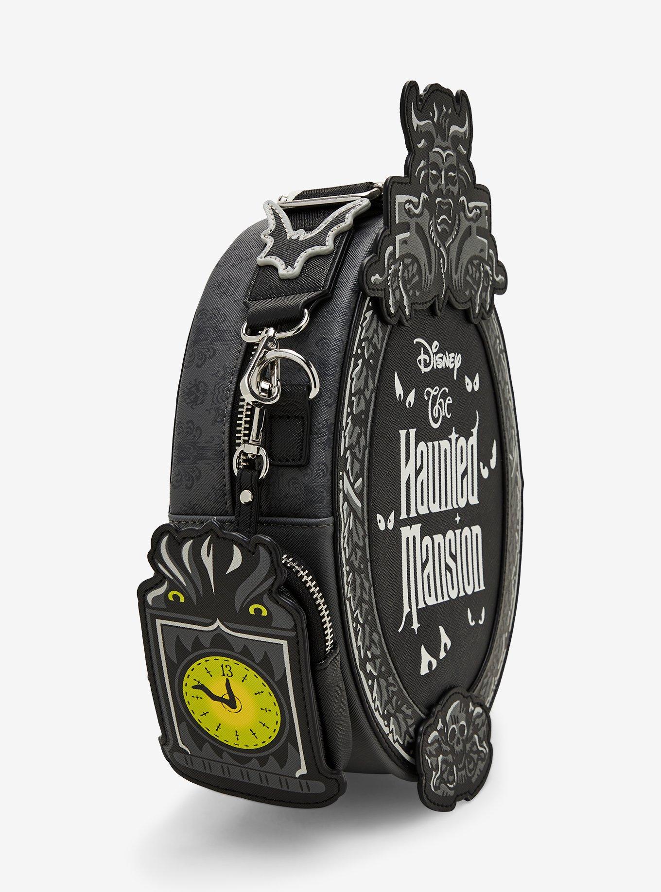Disney The Haunted Mansion Plaque Crossbody Bag With Coin Pouch, , alternate