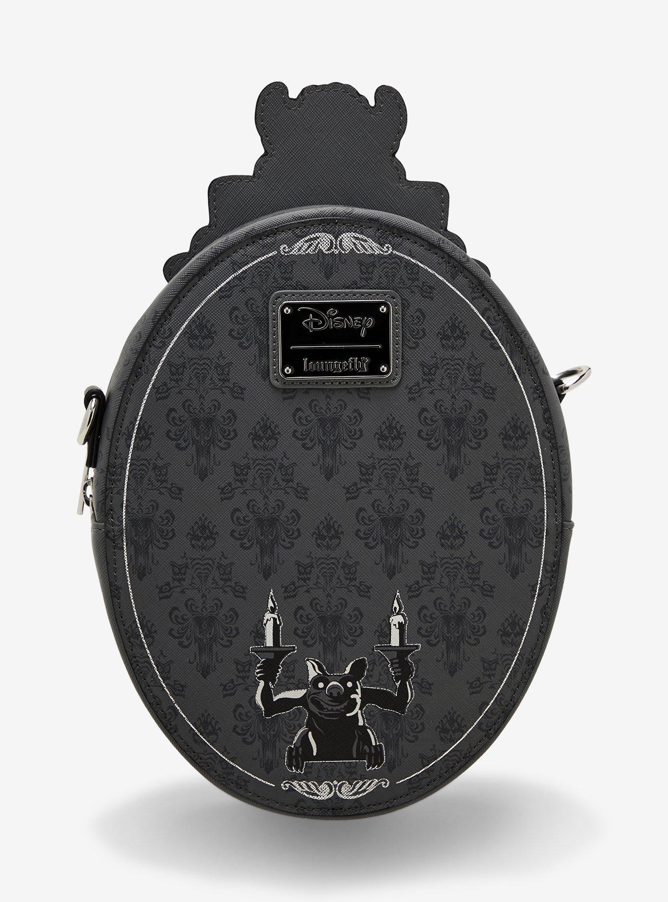 Disney The Haunted Mansion Plaque Crossbody Bag With Coin Pouch