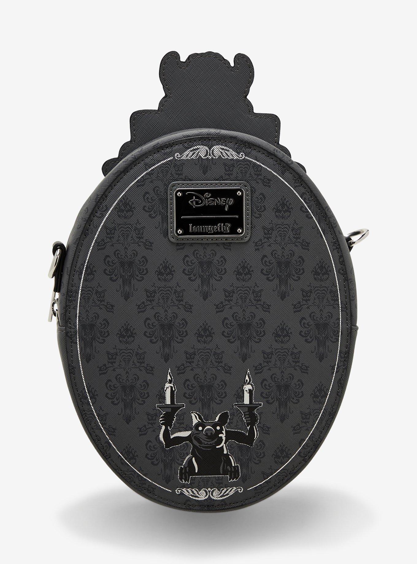 Disney The Haunted Mansion Plaque Crossbody Bag With Coin Pouch, , alternate