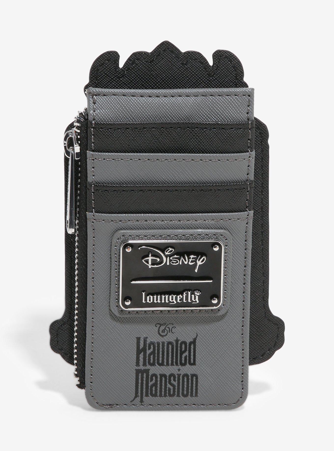 Loungefly Disney The Haunted Mansion Clock Glow-In-The-Dark Cardholder, , alternate