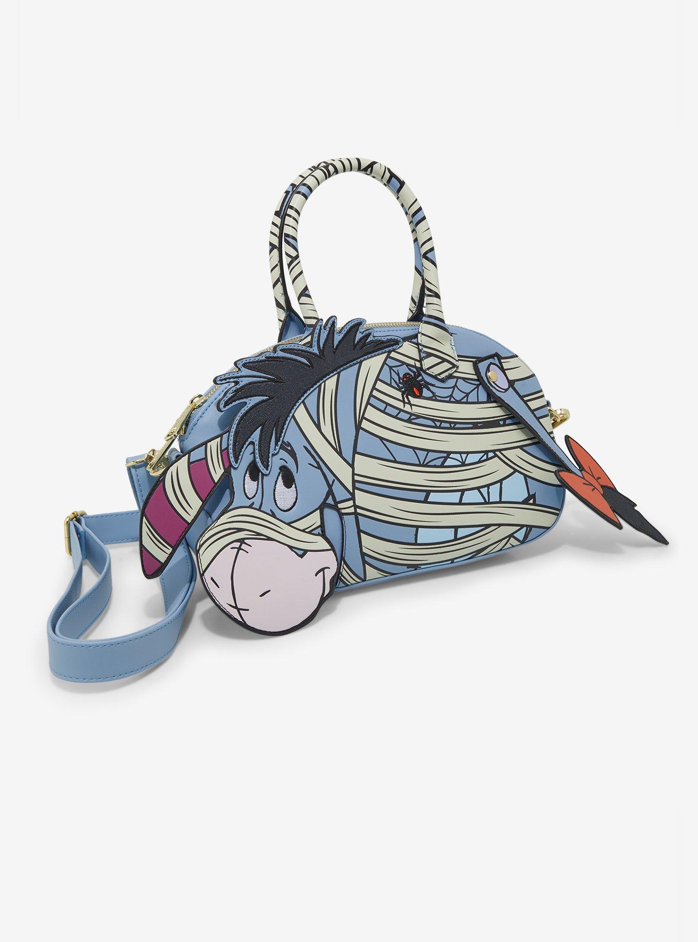 Loungefly Disney Winnie The Pooh Eeyore Mummy Glow-In-The-Dark Crossbody Bag