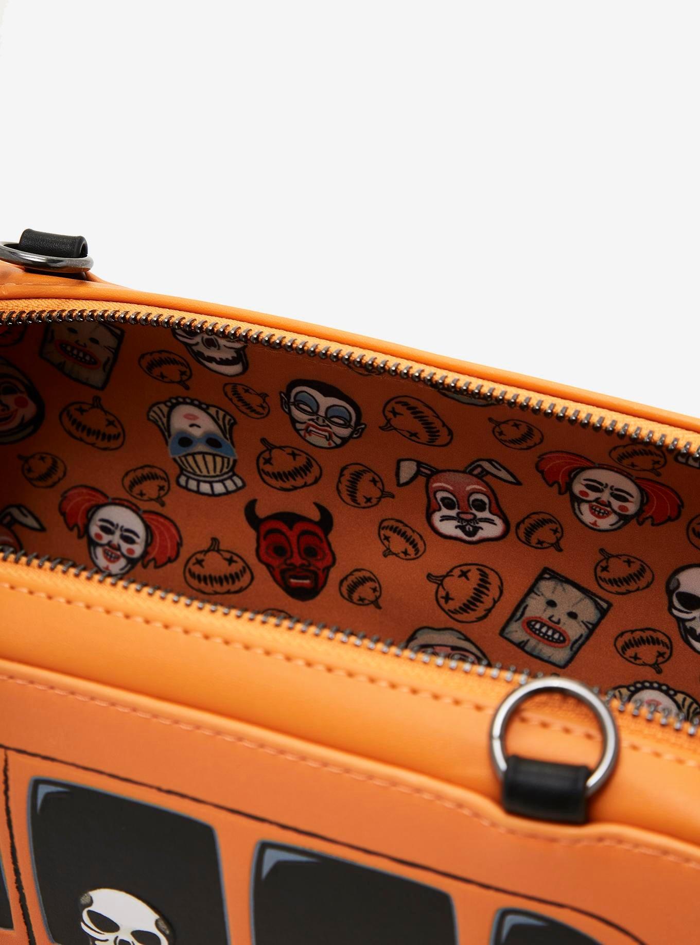 Loungefly Trick 'R Treat School Bus Glow-In-The-Dark Figural Crossbody Bag, , alternate