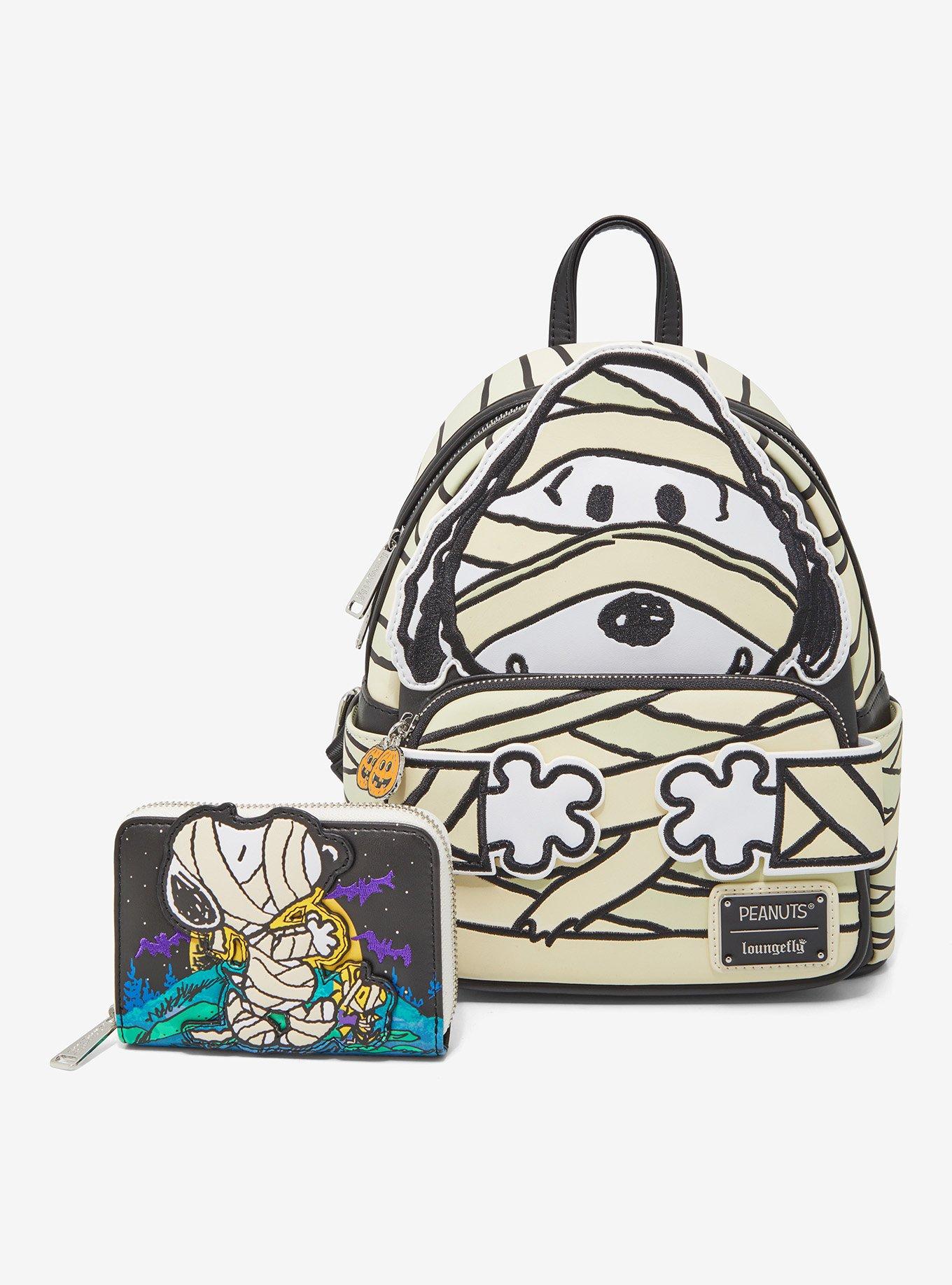 Peanuts Snoopy Mummy Glow-In-The-Dark Figural Mini Backpack, , alternate