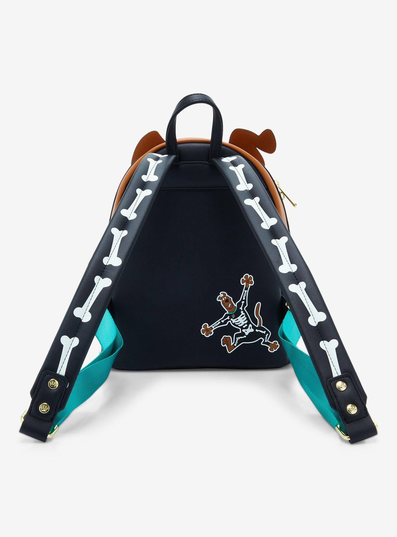 Scooby-Doo! Skeleton Glow-In-The-Dark Figural Mini Backpack, , alternate