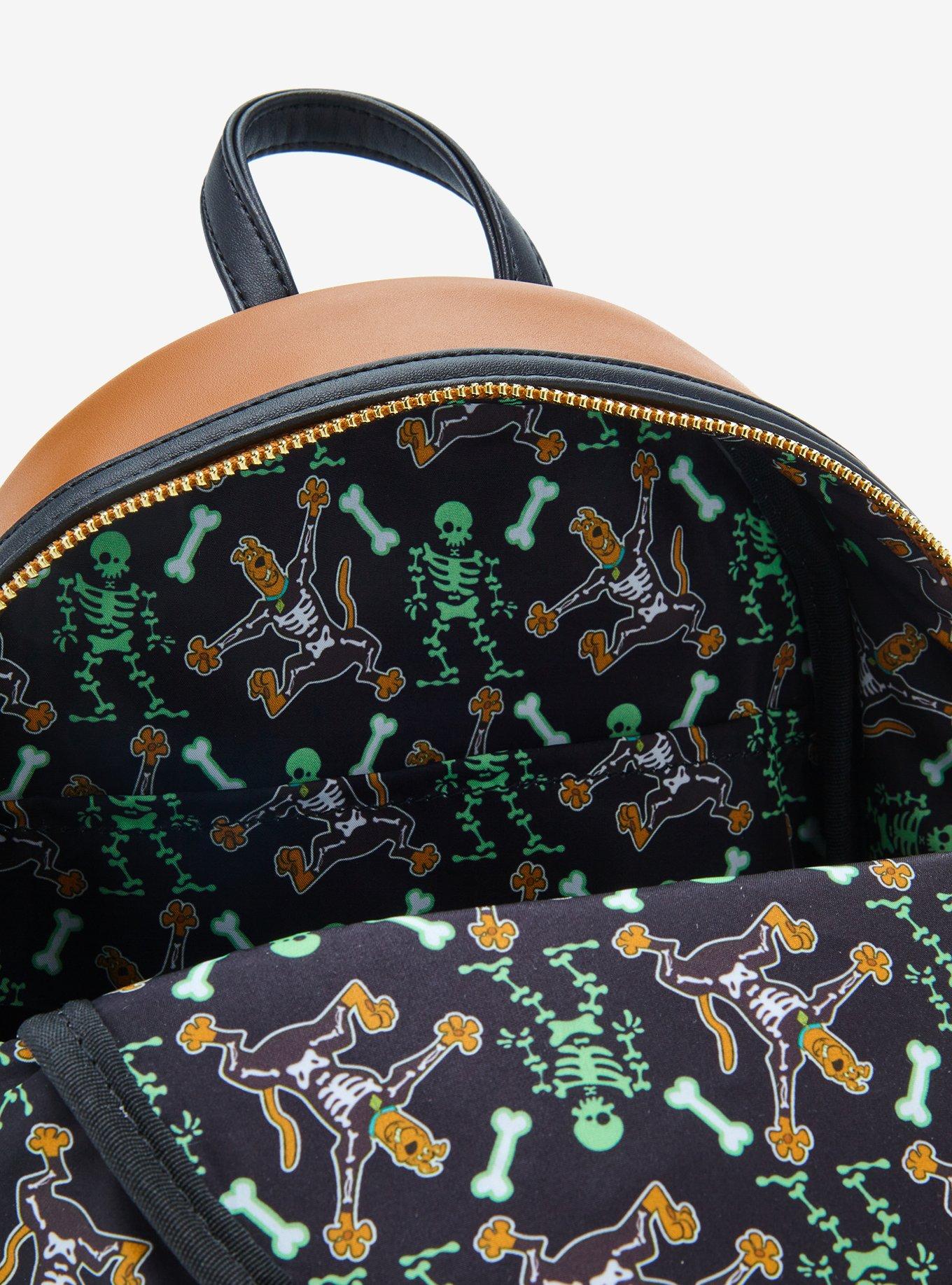 Scooby-Doo! Skeleton Glow-In-The-Dark Figural Mini Backpack, , alternate